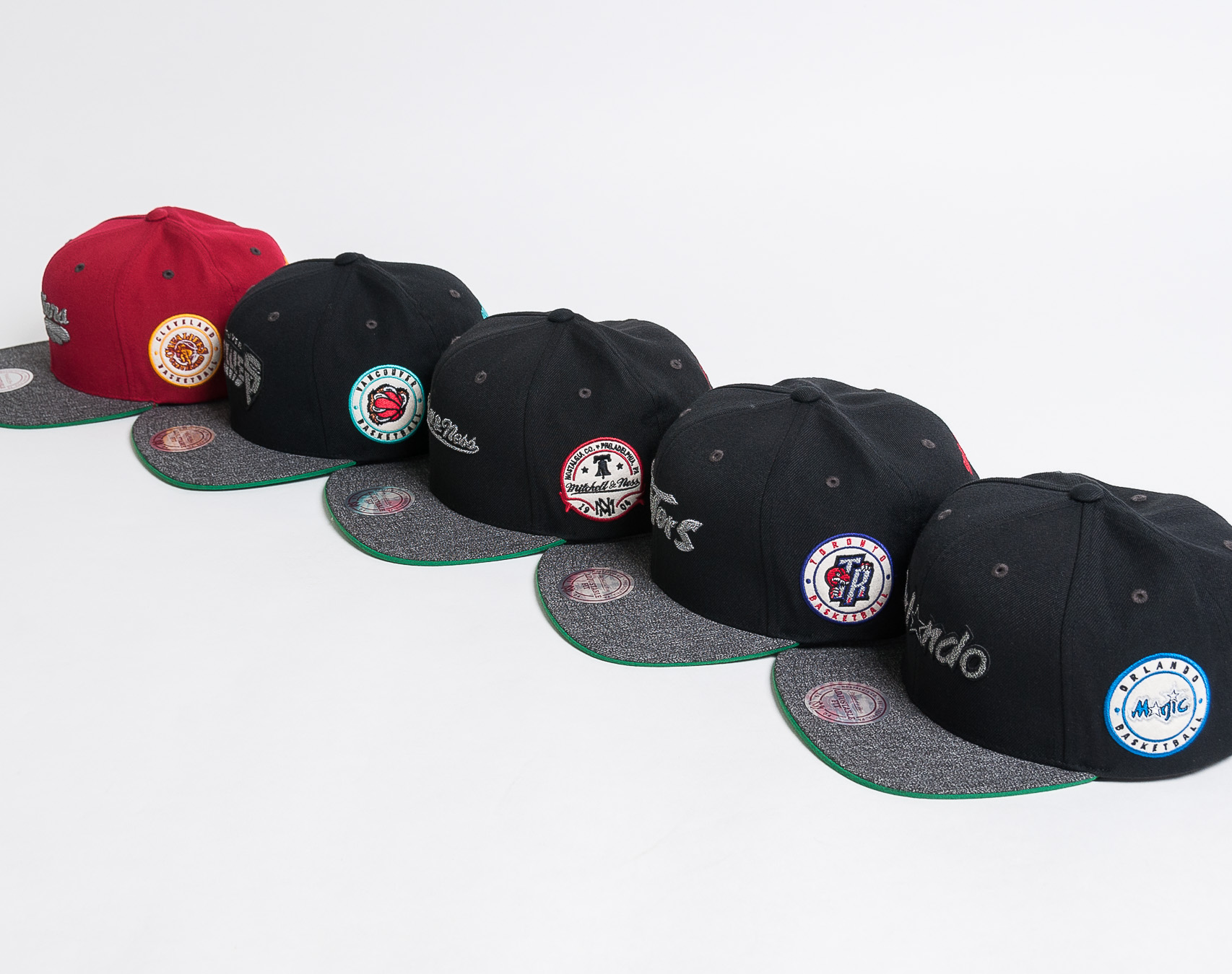 Kšiltovka Mitchell & Ness Orlando Magic Melange Patch Black Snapback