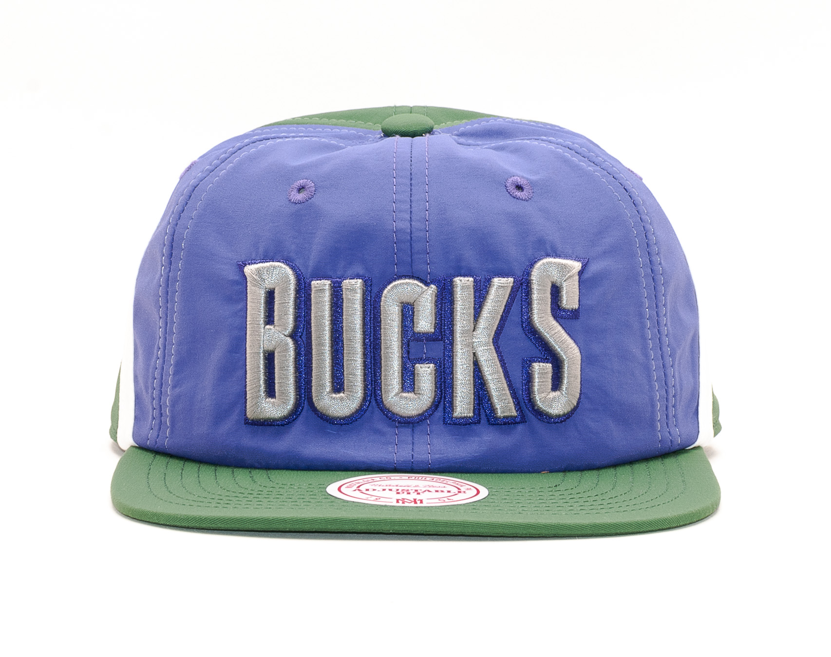Kšiltovka Mitchell & Ness Milwaukee Bucks Anorak Purple/Green Snapback