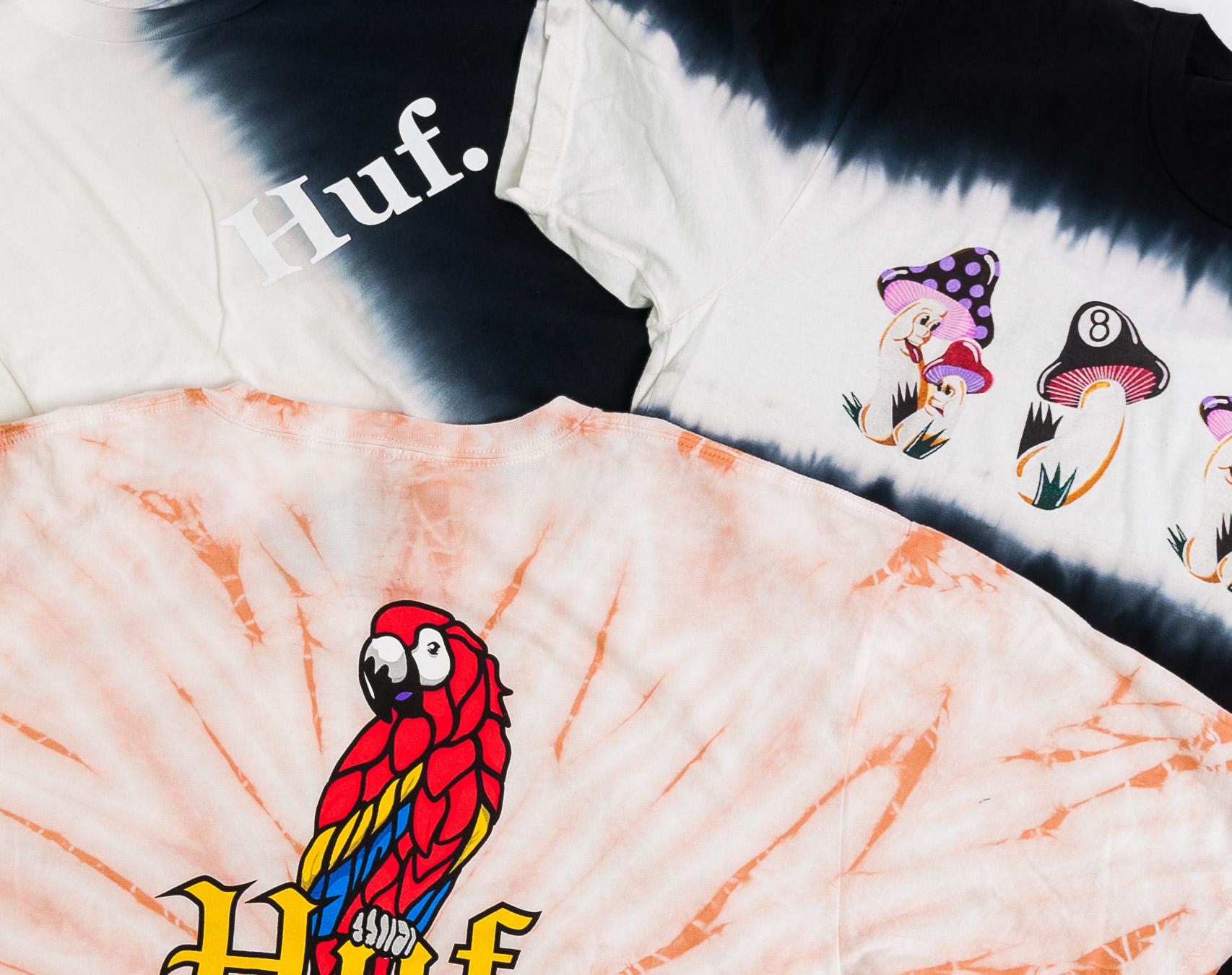 Triko HUF Chloe K Shroom Tee Black