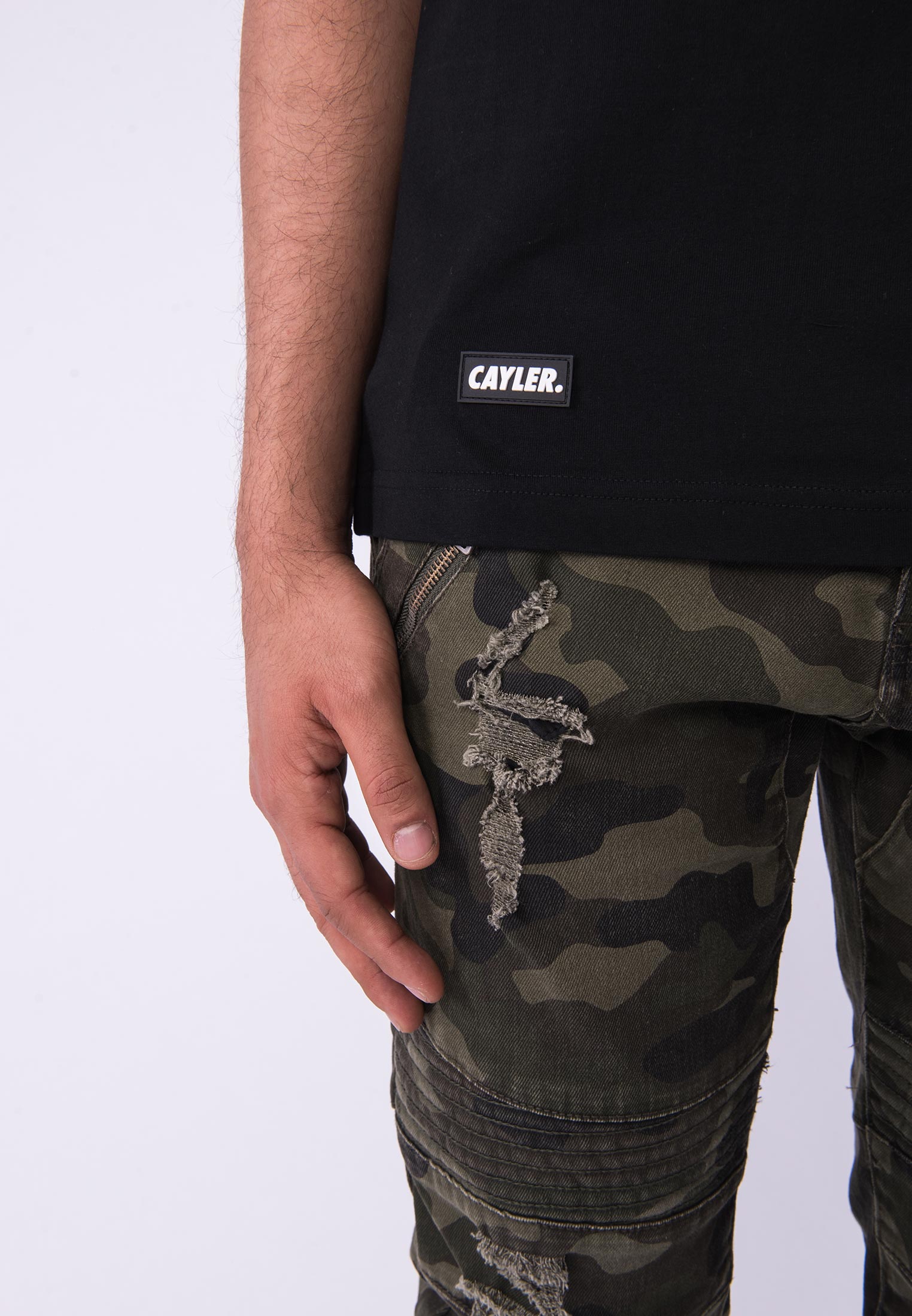 Triko Cayler & Sons WL Enemies Tee Black/White