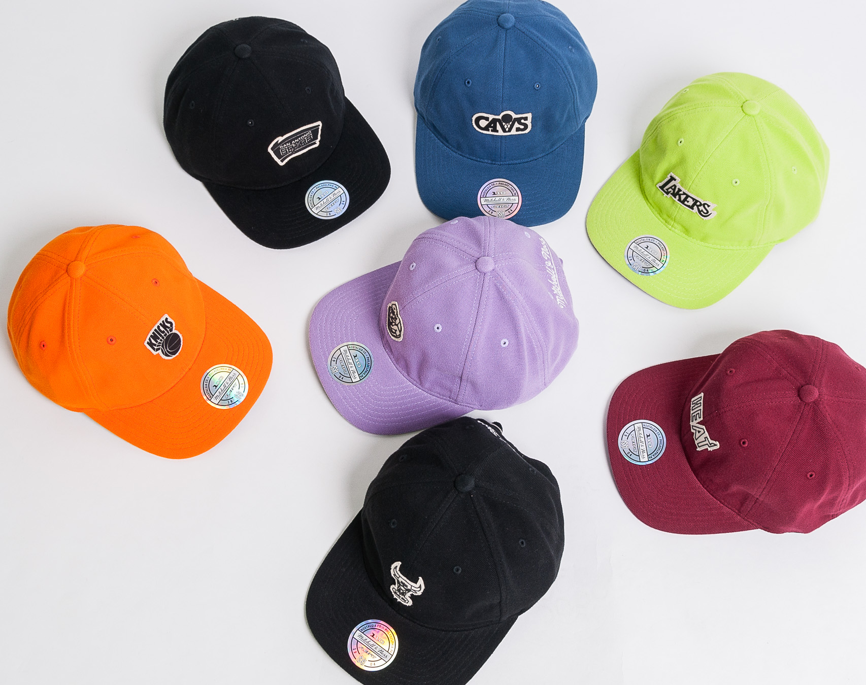 Kšiltovka Mitchell & Ness Jock Los Angeles Lakers Yellow Strapback