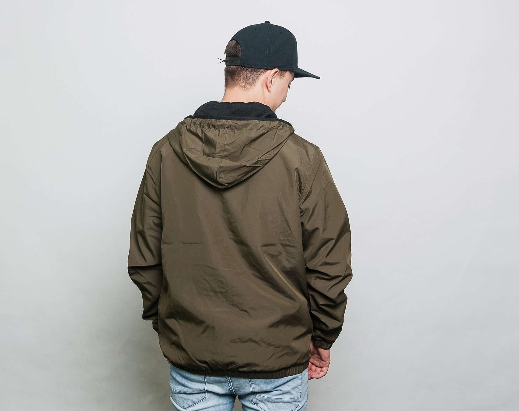 Bunda pánská Cayler & Sons PA Small Icon Windbreaker Olive/Black