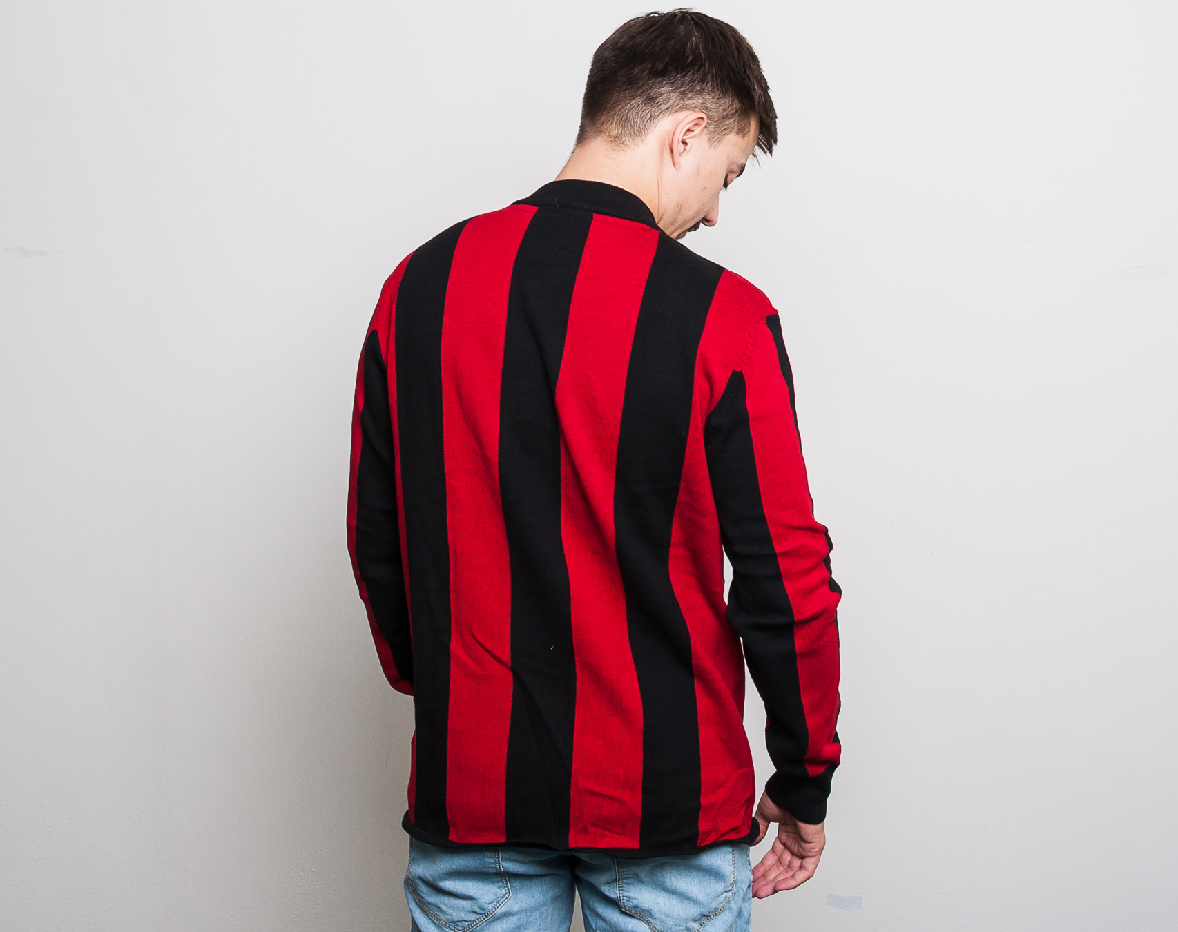 Svetr Kappa Authentic Ayrone Dark Red/Black