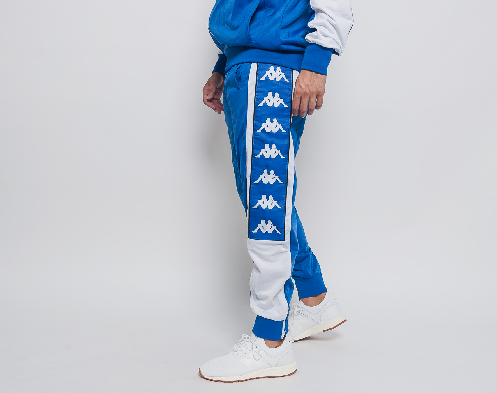 Tepláky Kappa Banda 10 Alen Blue Royal/White 3031IM0