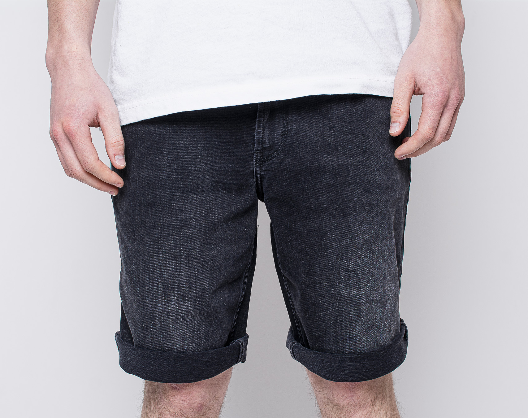 Kraťasy REELL Rafter 2 Black Denim 1201-007 S17