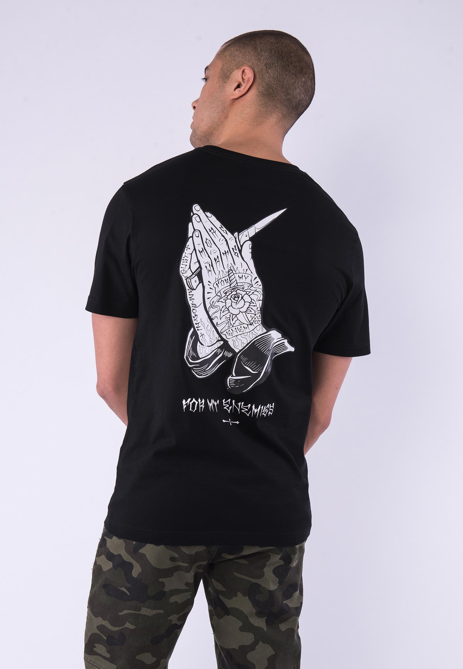 Triko Cayler & Sons WL Enemies Tee Black/White