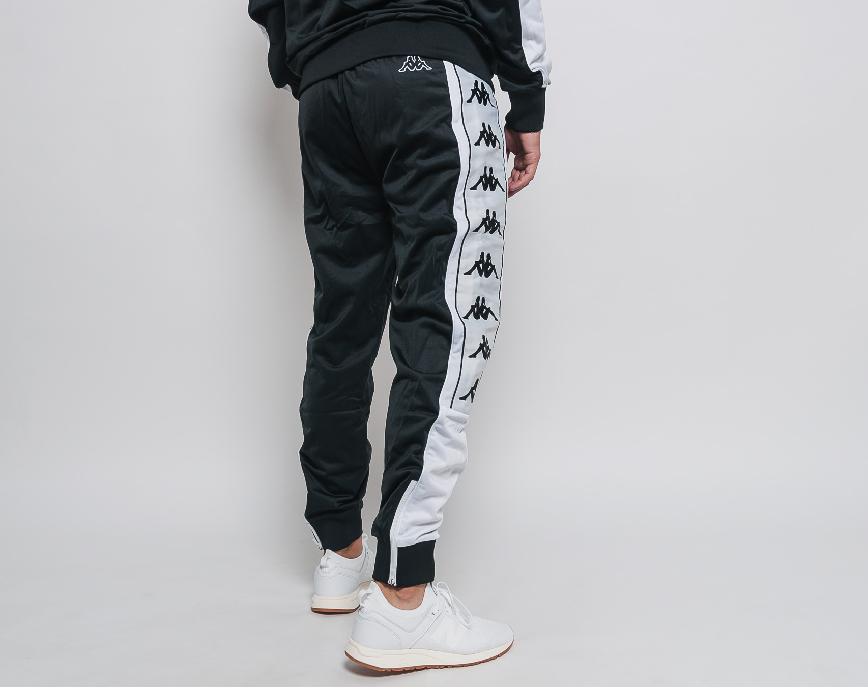Tepláky Kappa Banda 10 Alen Black/White 3031IM0