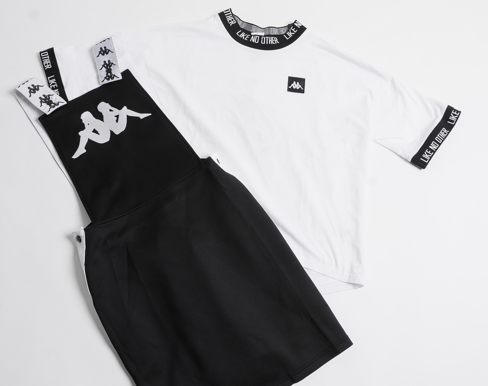 Dámské Triko Kappa Authentic Bardal White/Black