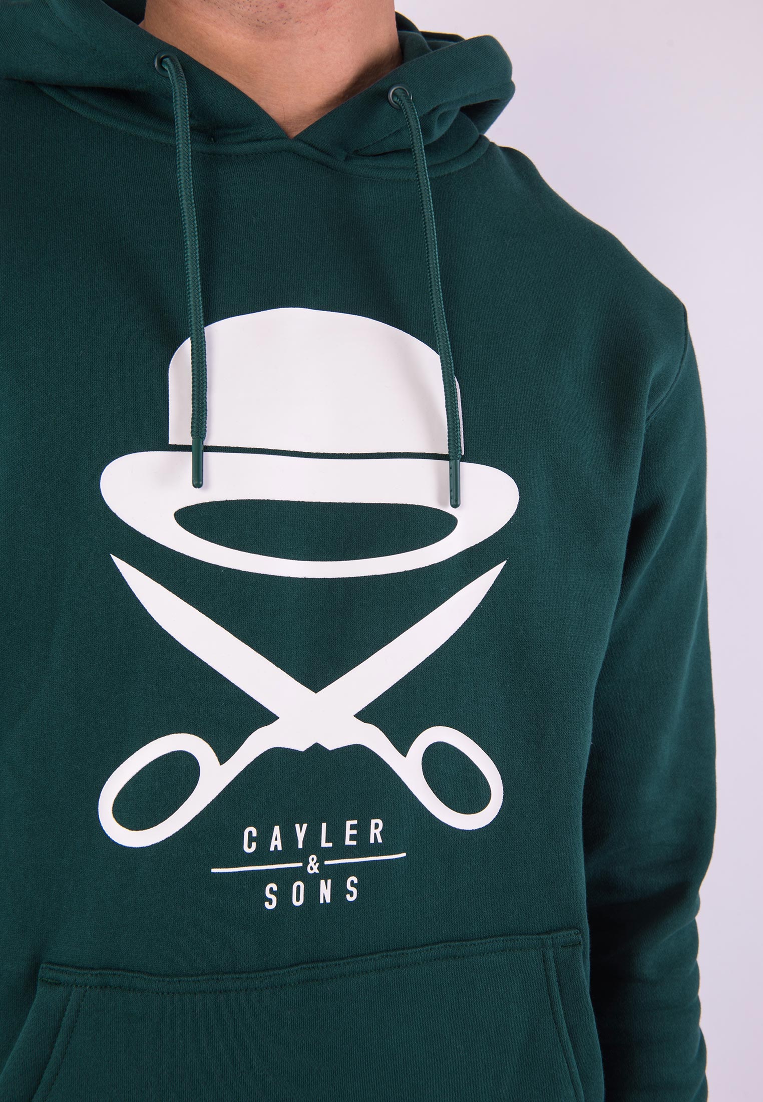 Mikina Cayler & Sons PA Icon Hoody Ocean Green/White