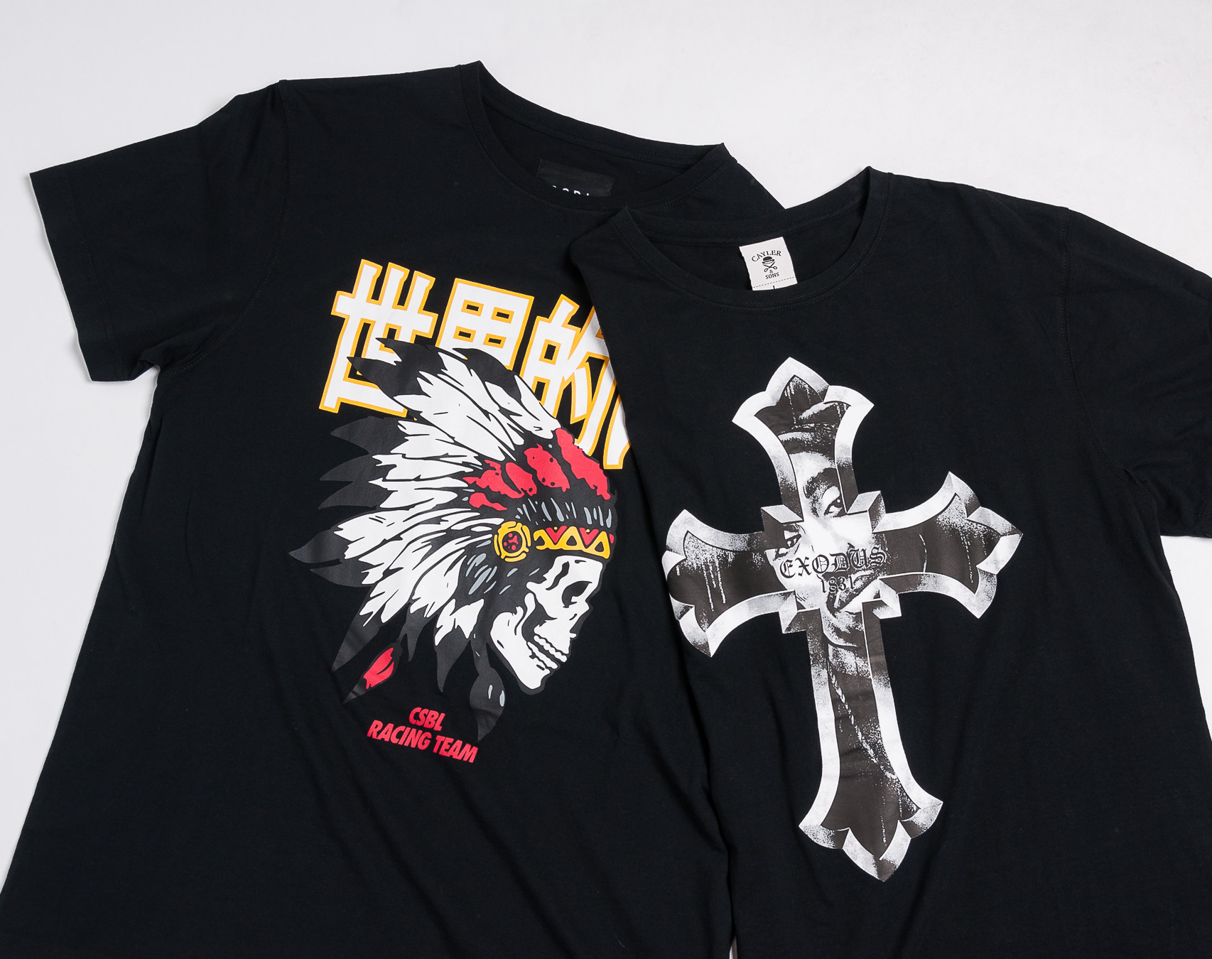 Triko Cayler & Sons WL EXDS Tee Black/White