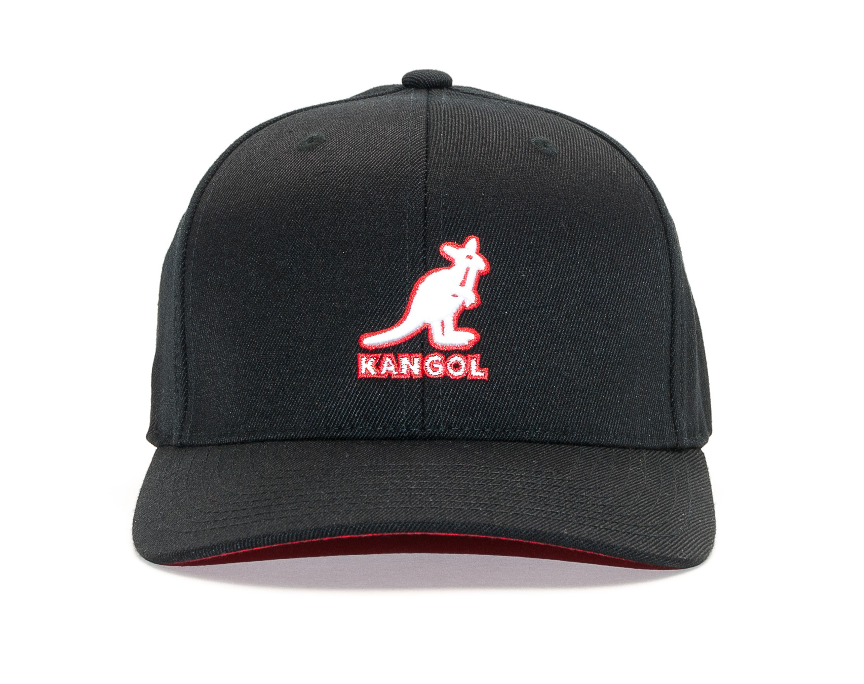 Kšiltovka Kangol 5128BC 3D Wool Flexfit Black BK001