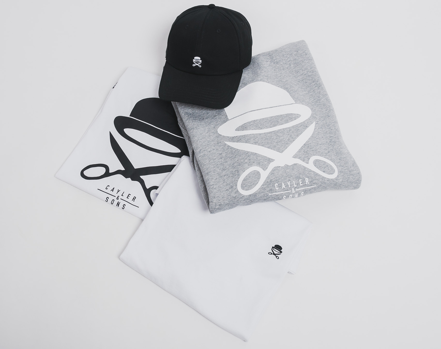Triko Cayler & Sons Premium Authentics Icon Tee White/Black