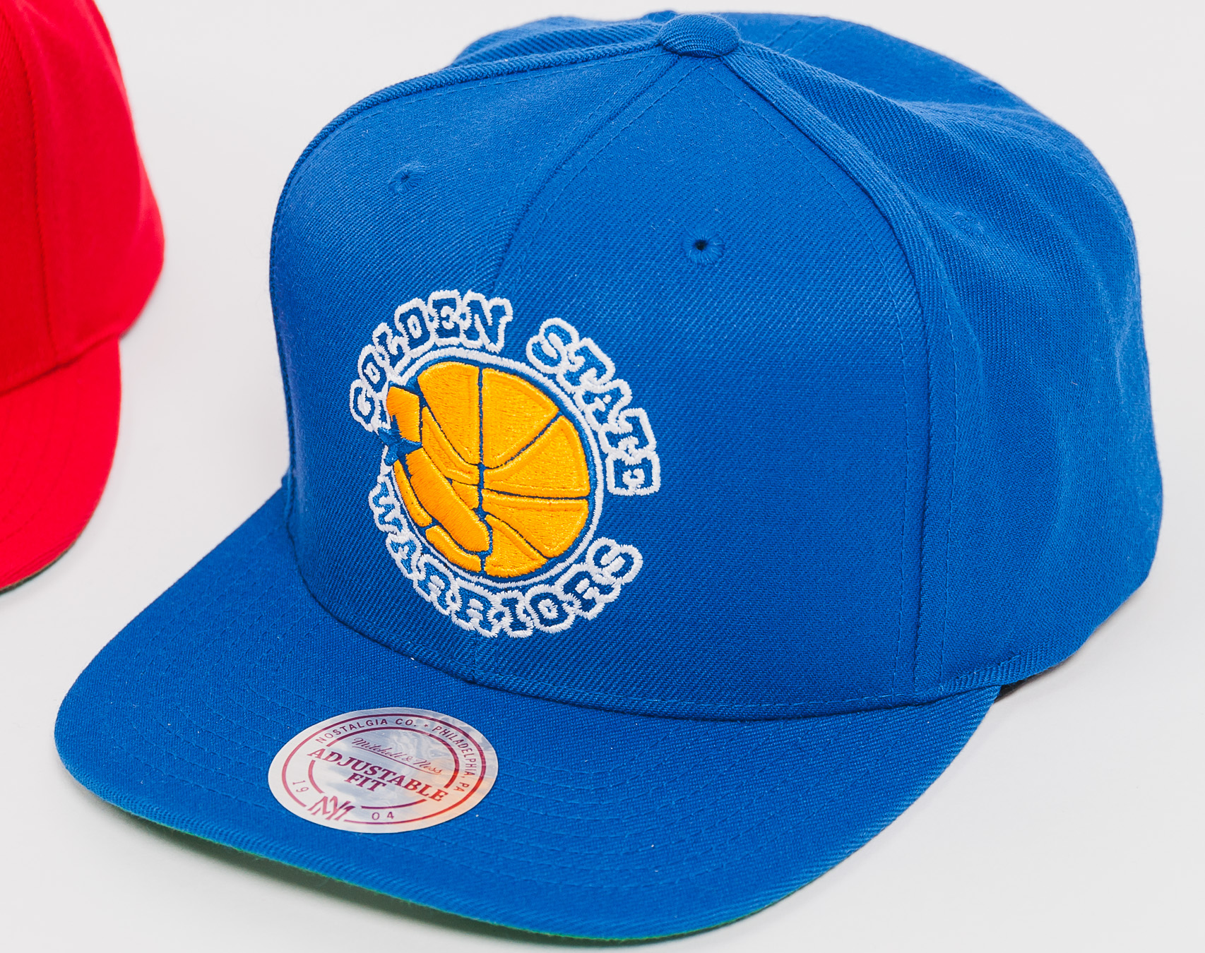 Kšiltovka Mitchell & Ness Solid Team Color Golden State Warriors Royal/Yellow Snapback