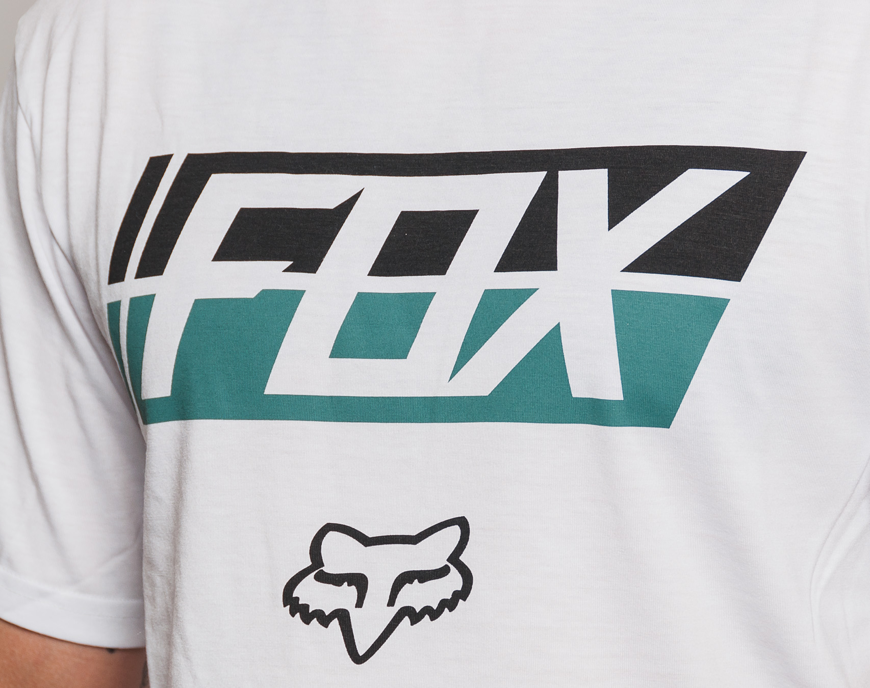 Triko FOX Requiem SS Tech Tee Optic White