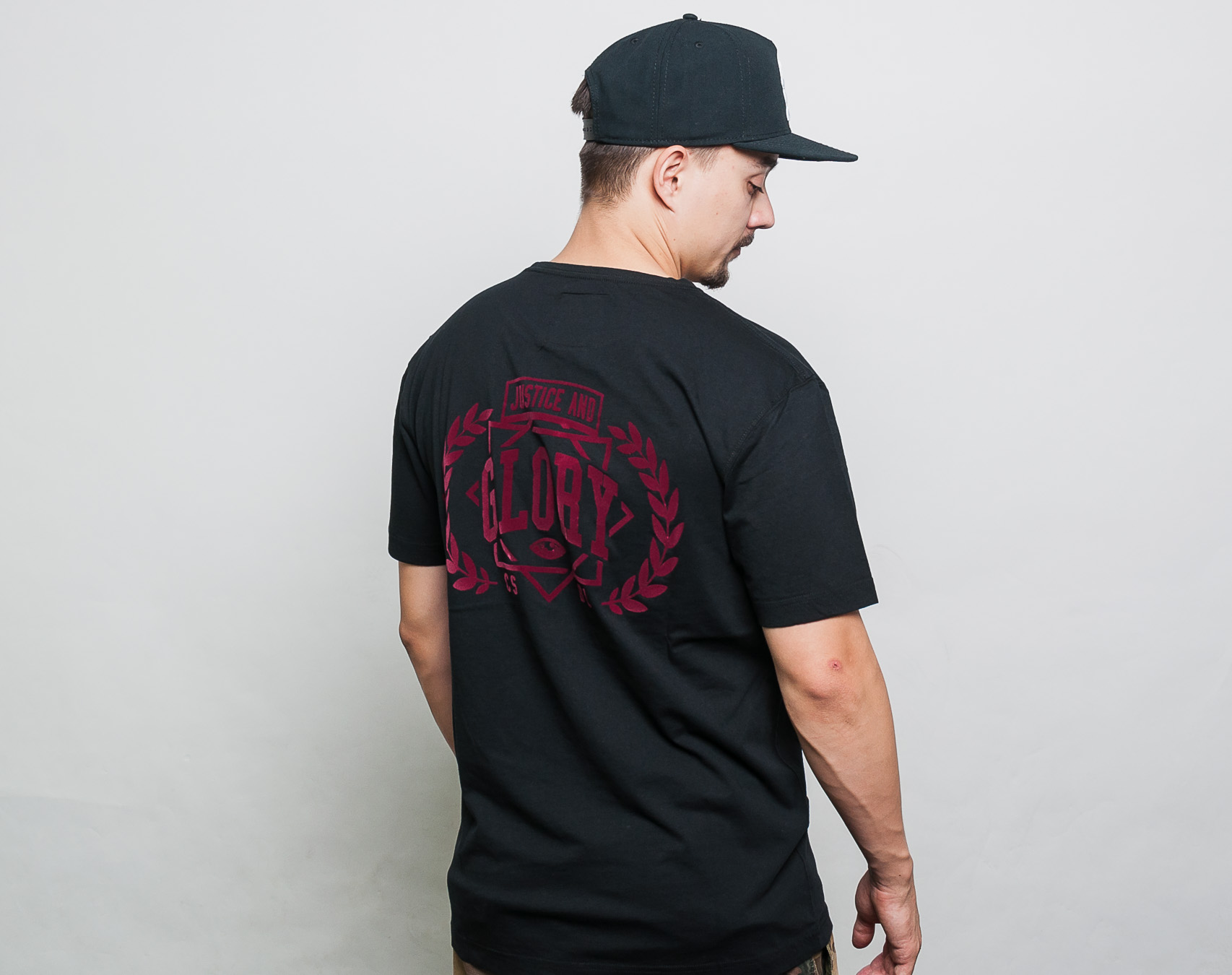 Triko Cayler & Sons CSBL Justice N Glory Tee Black/Bordeaux