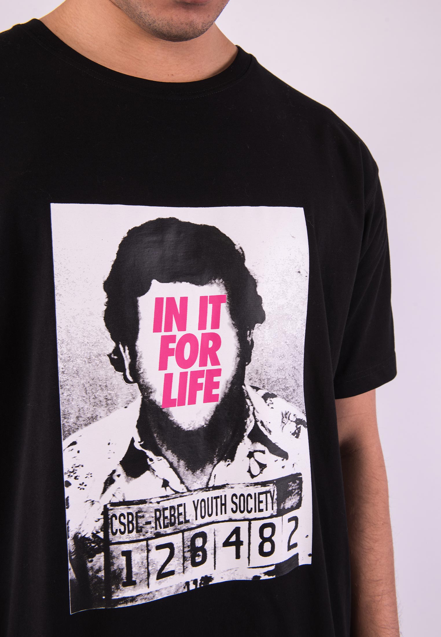 Triko Cayler & Sons For Life Semi Box Tee Black/Pink