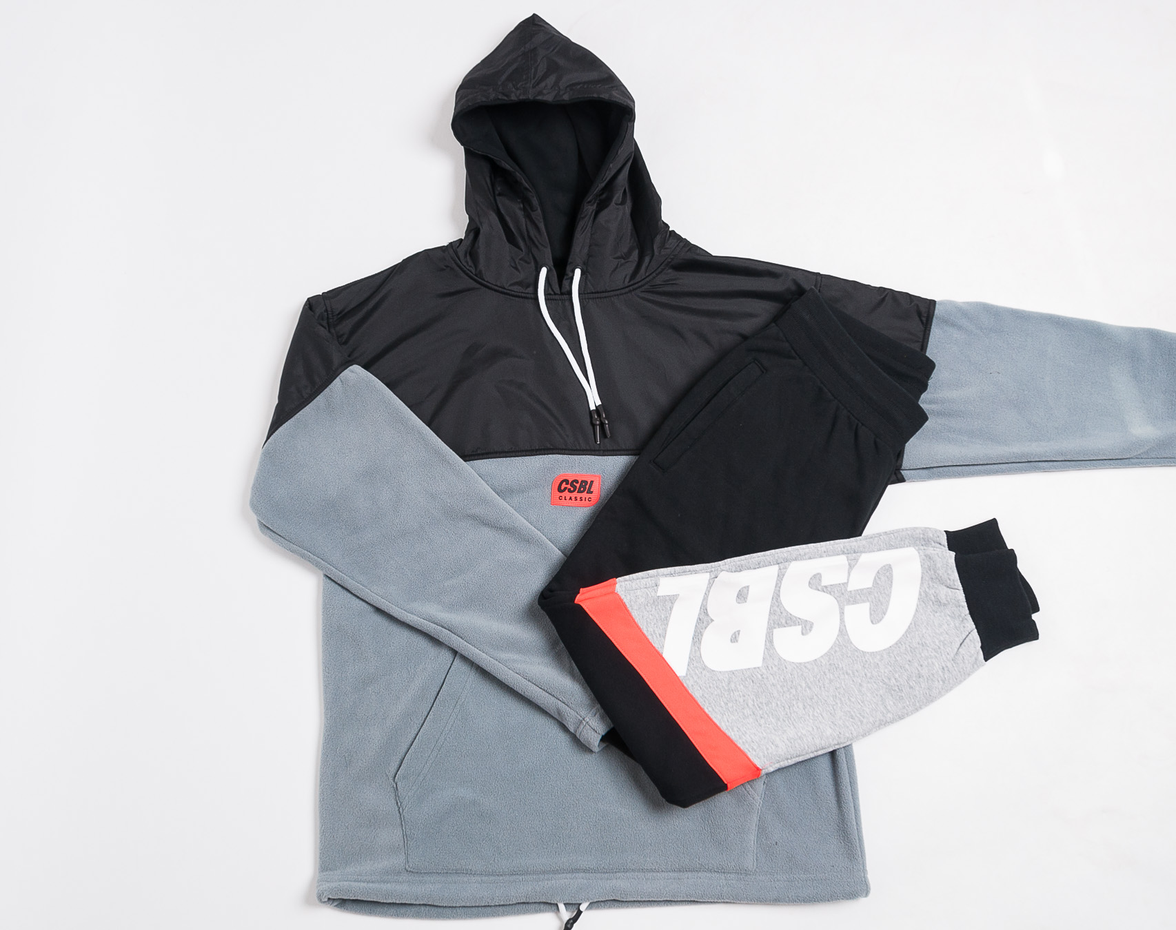Tepláky Cayler & Sons CSBL CSBLSET Sweatpants Black/Lazerred