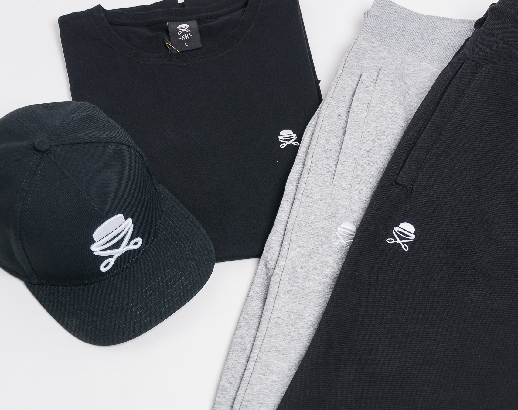 Triko Cayler & Sons PA Small Icon Tee Black/White