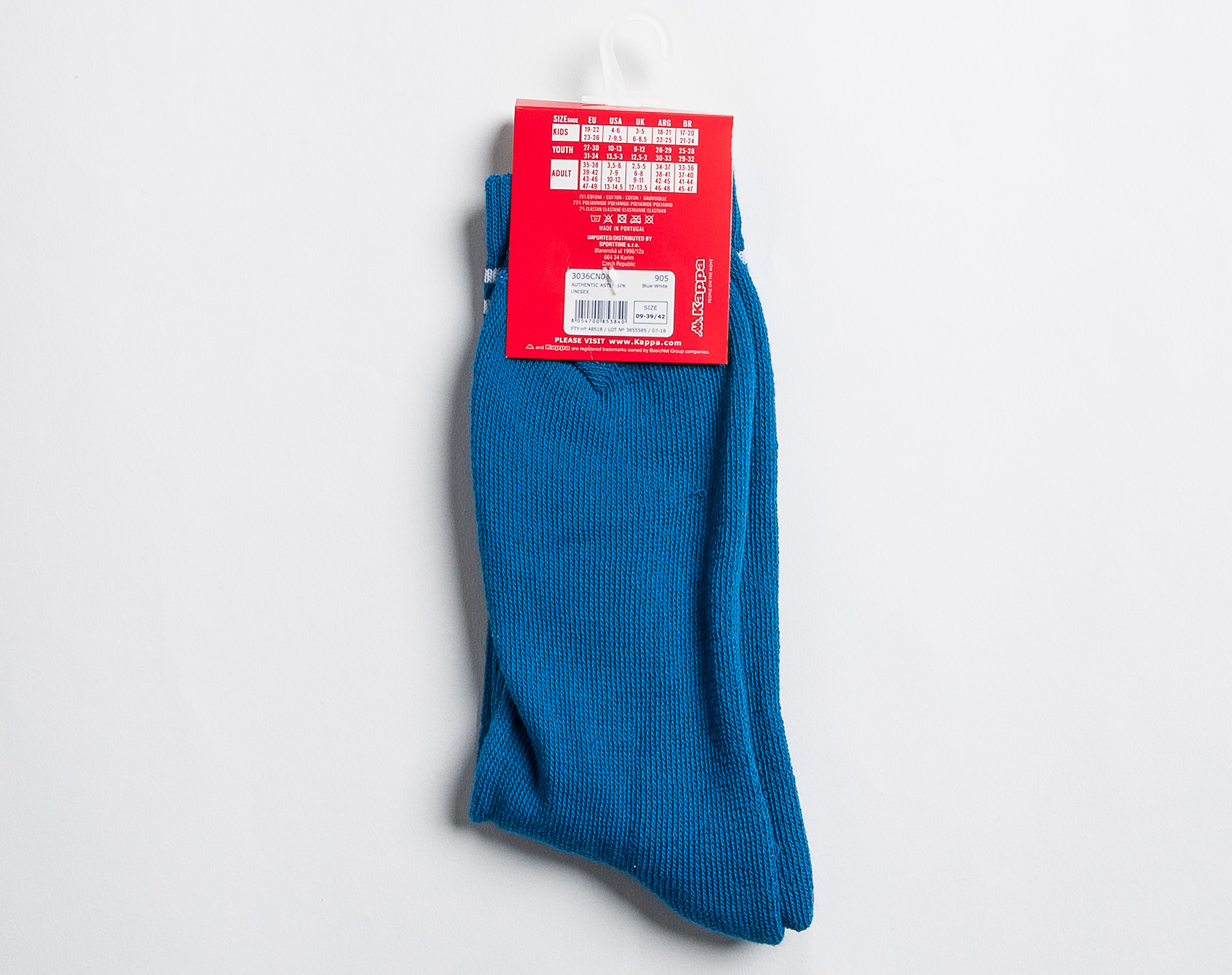 Ponožky Kappa Authentic Aster Blue/White