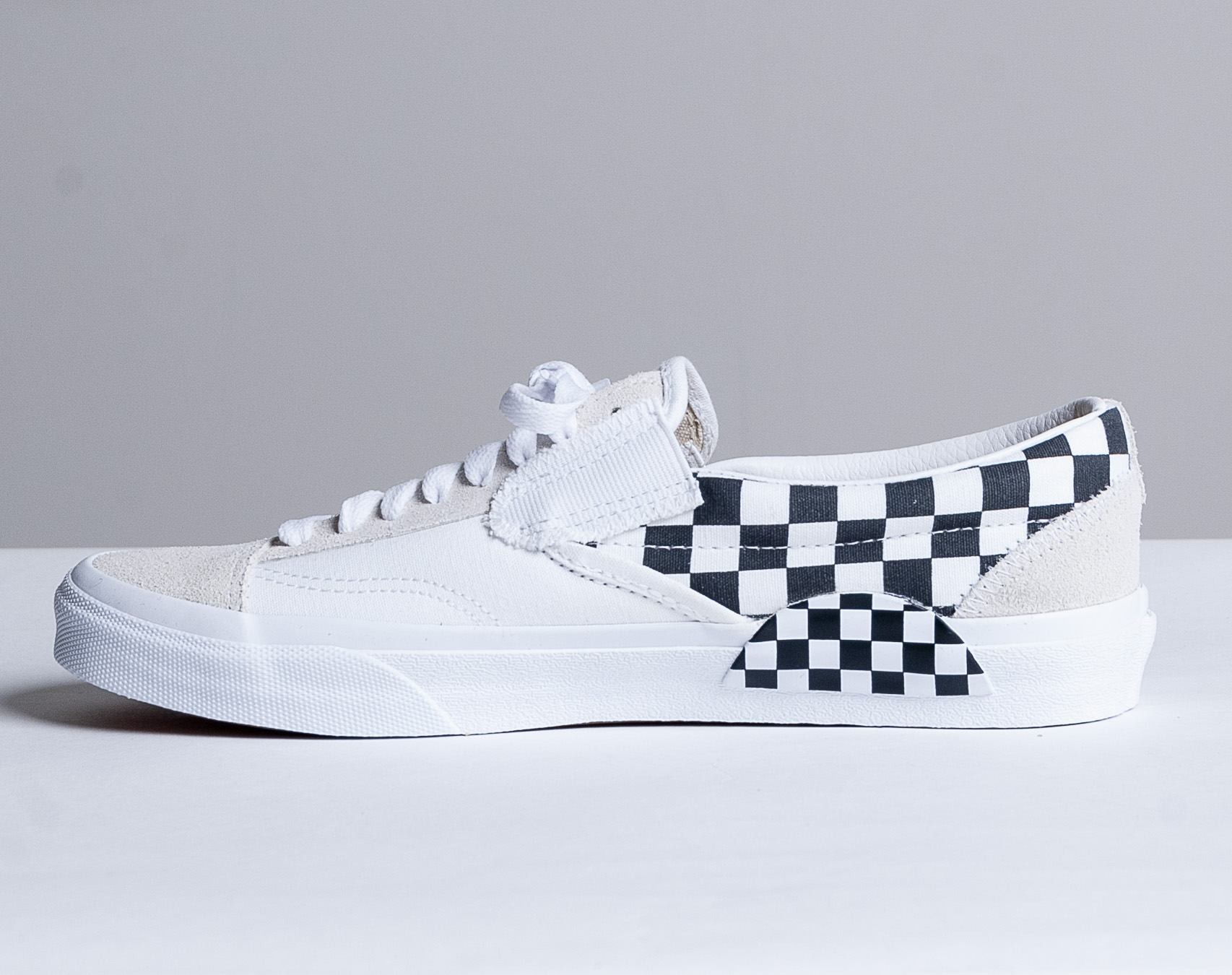 Boty VANS Slip-On CAP (Cut & Paste) Checkerboard True White/Black