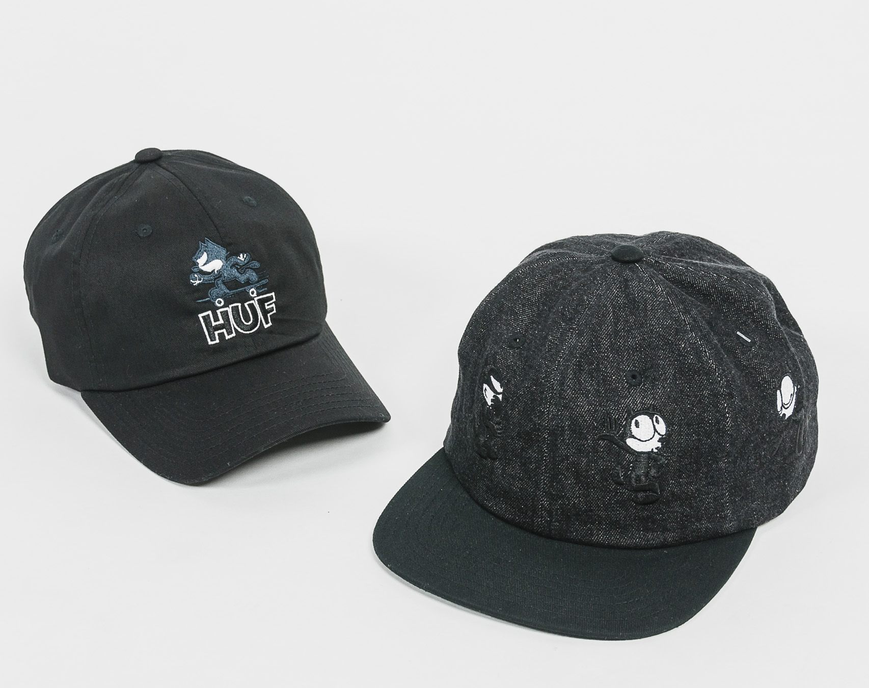 Kšiltovka HUF Felix The Cat Cap Doing Things Black Strapback