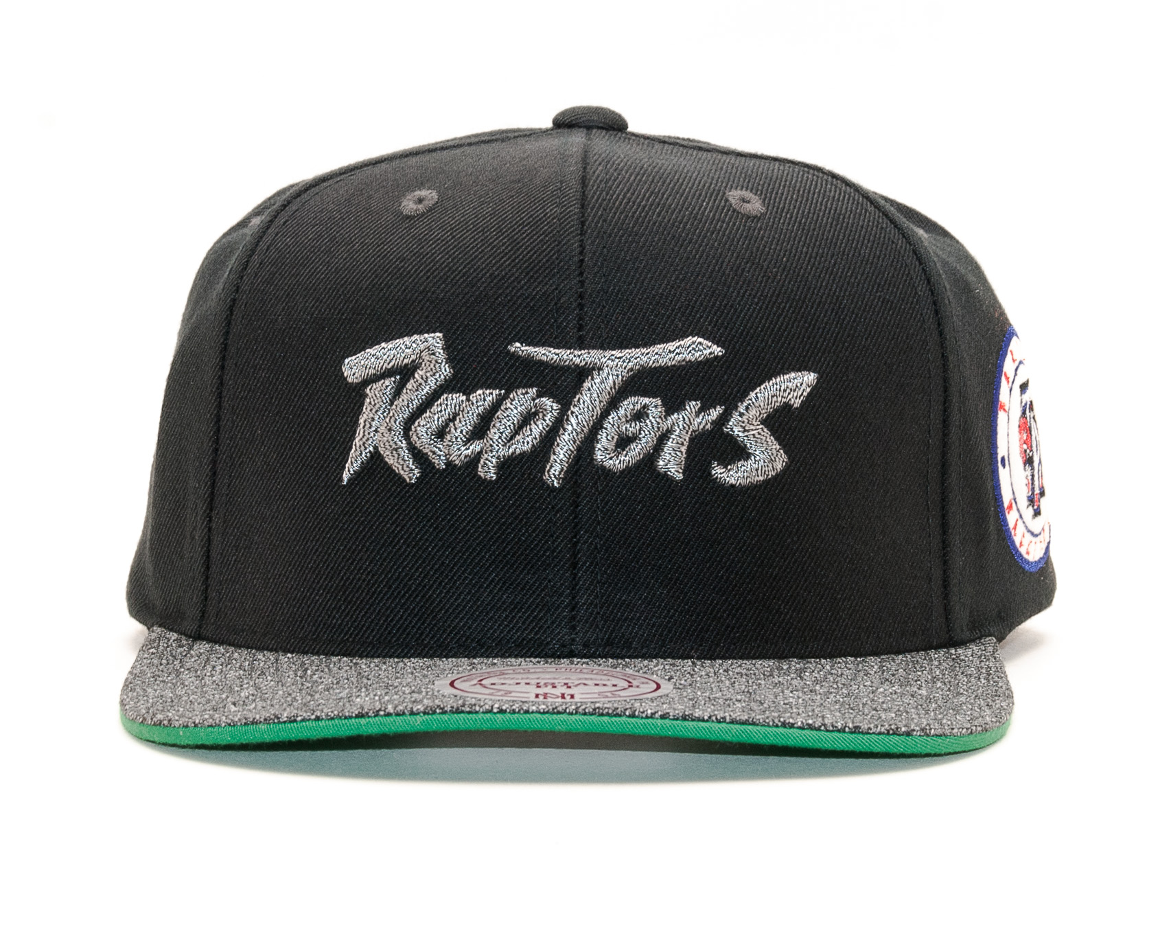 Kšiltovka Mitchell & Ness Toronto Raptors Melange Patch Black Snapback