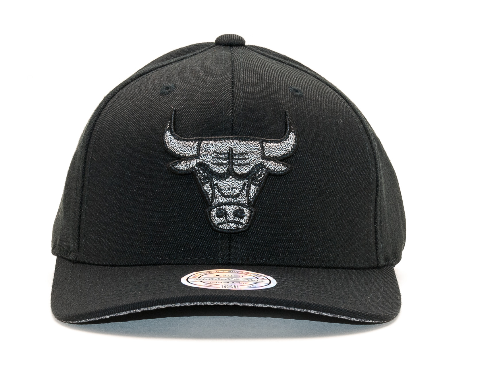 Kšiltovka Mitchell & Ness Melange Logo Chicago Bulls Black Snapback