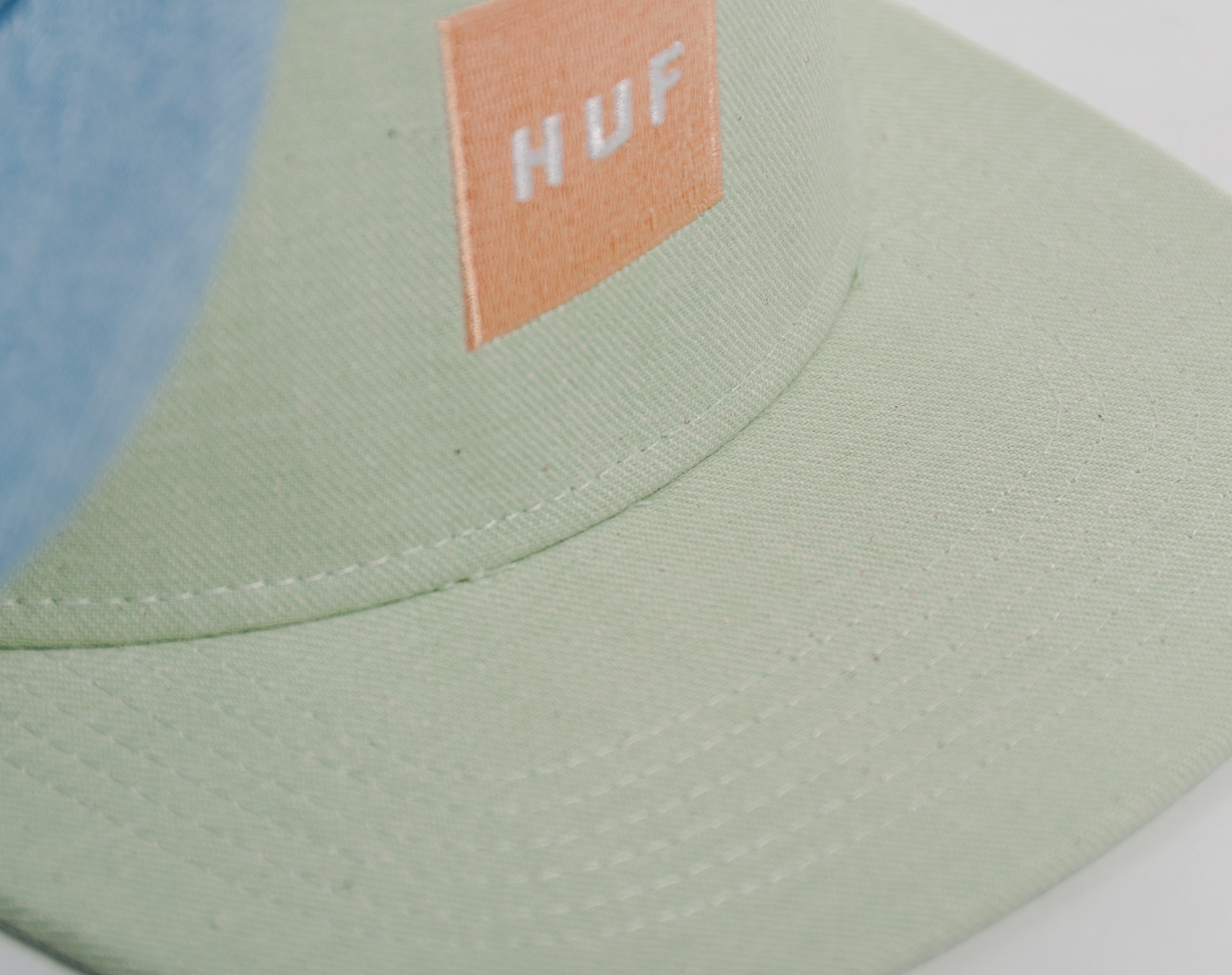 Kšiltovka HUF Denim Box Logo Sage Snapback