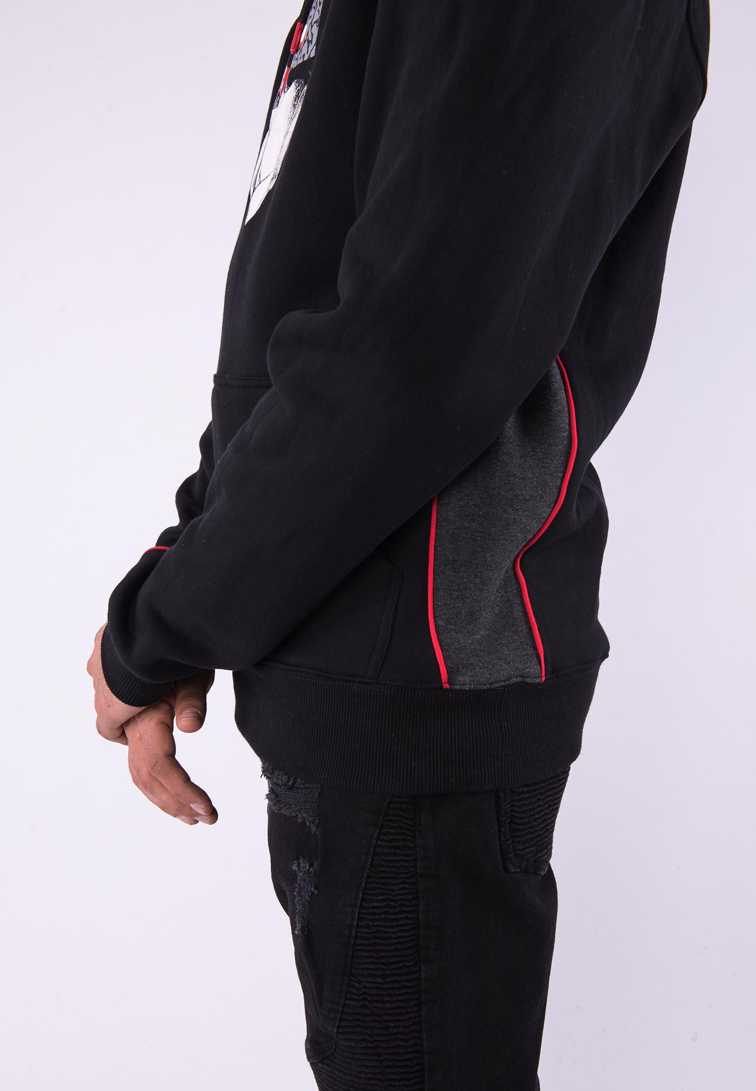 Mikina Cayler & Sons Jay Trust Hoody Black/Heather Grey
