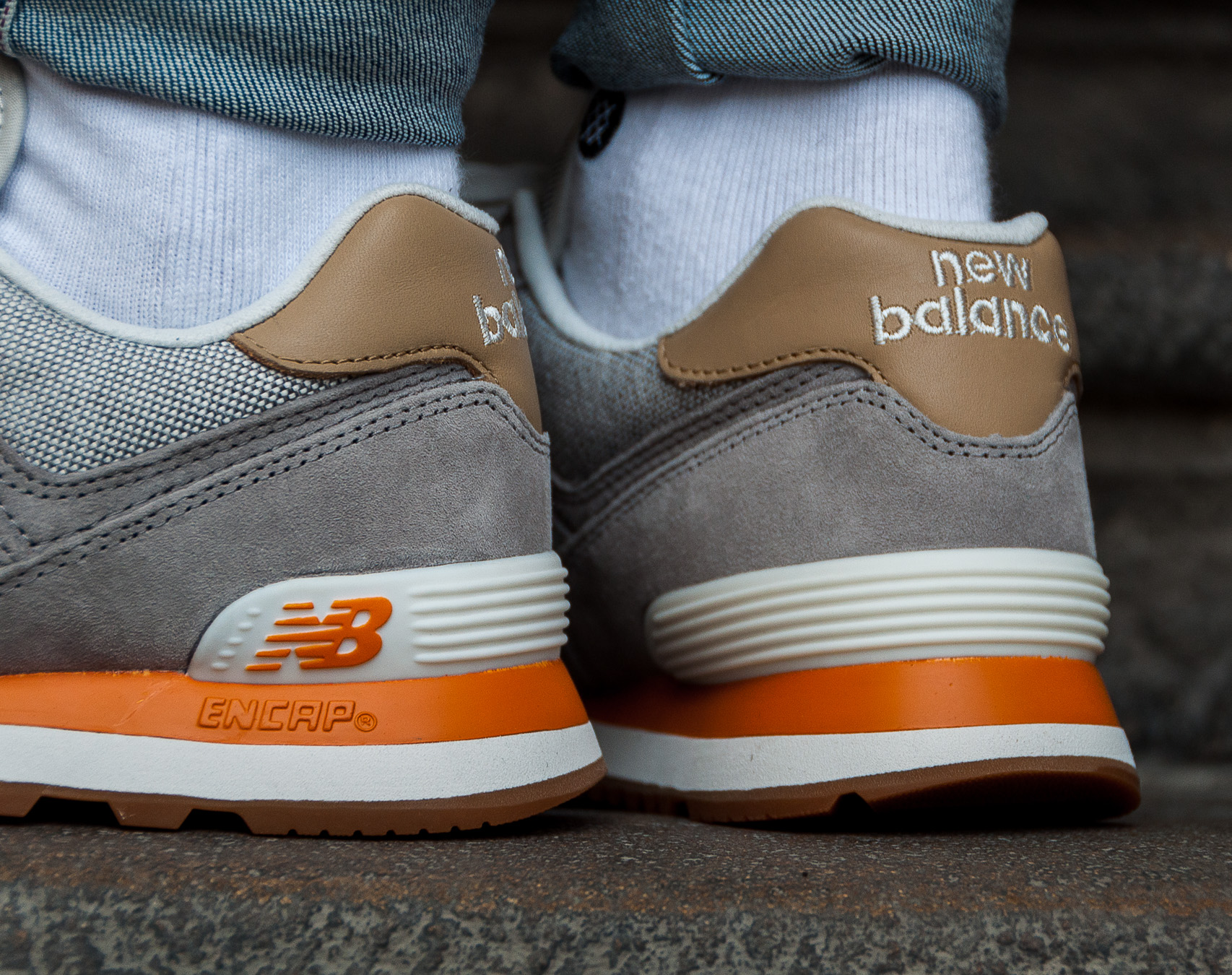 Boty New Balance ML574MDG Grey/Orange