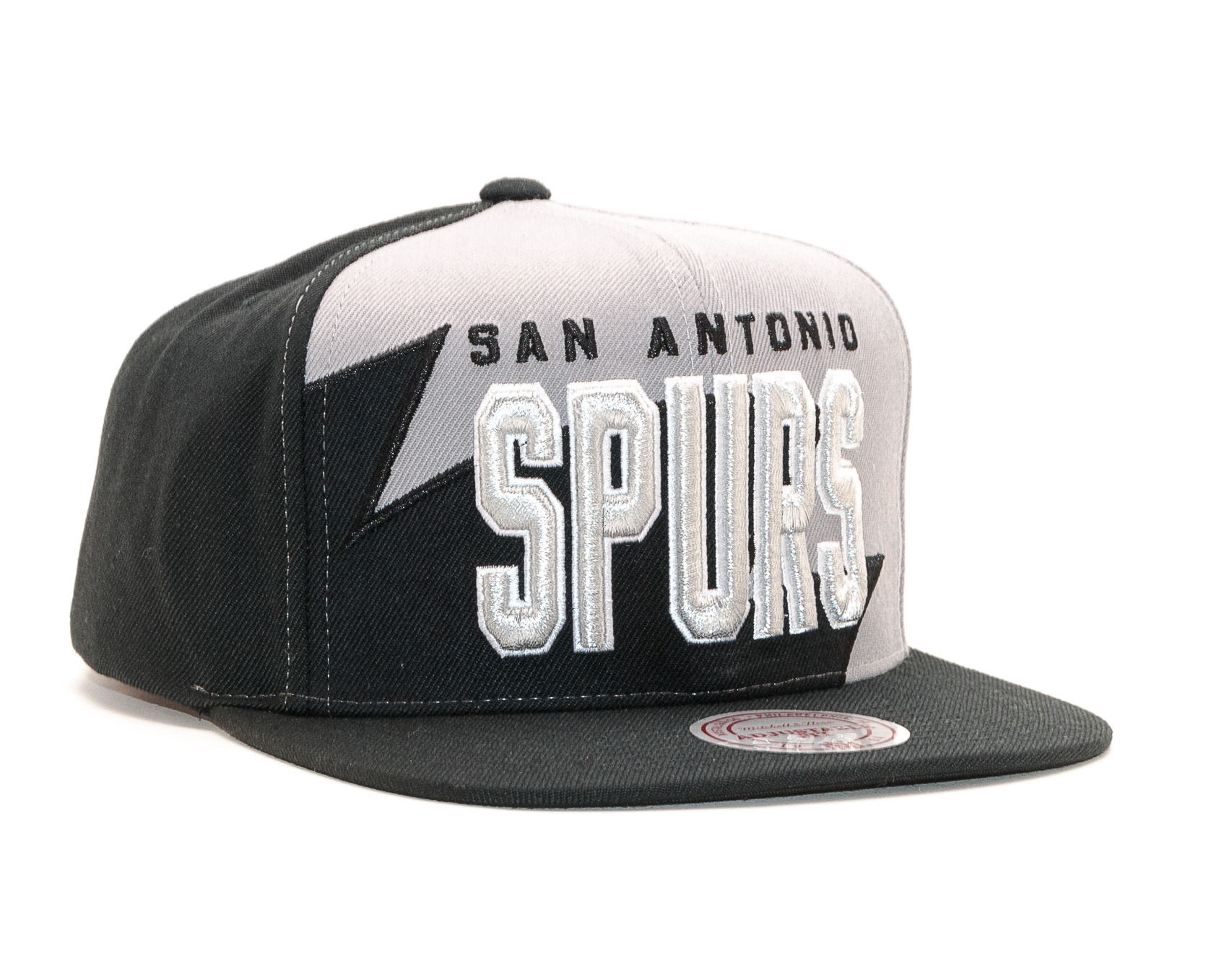 Kšiltovka Mitchell & Ness San Antonio Spurs Shark Tooth Black/Grey Snapback