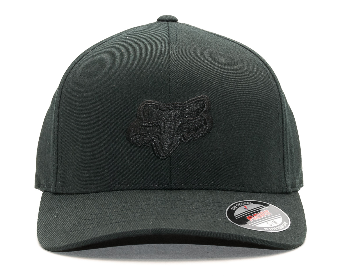 Kšiltovka FOX Legacy Black/Black Flexfit Hat