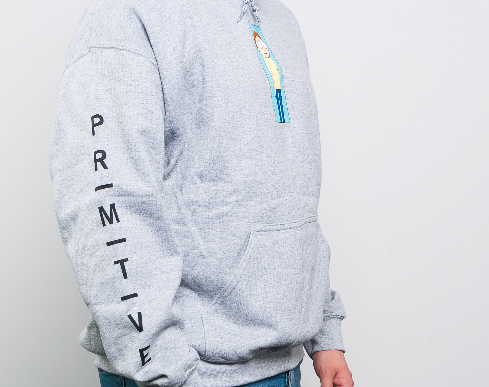 Mikina Primitive Morty Vortex Athletic Heather