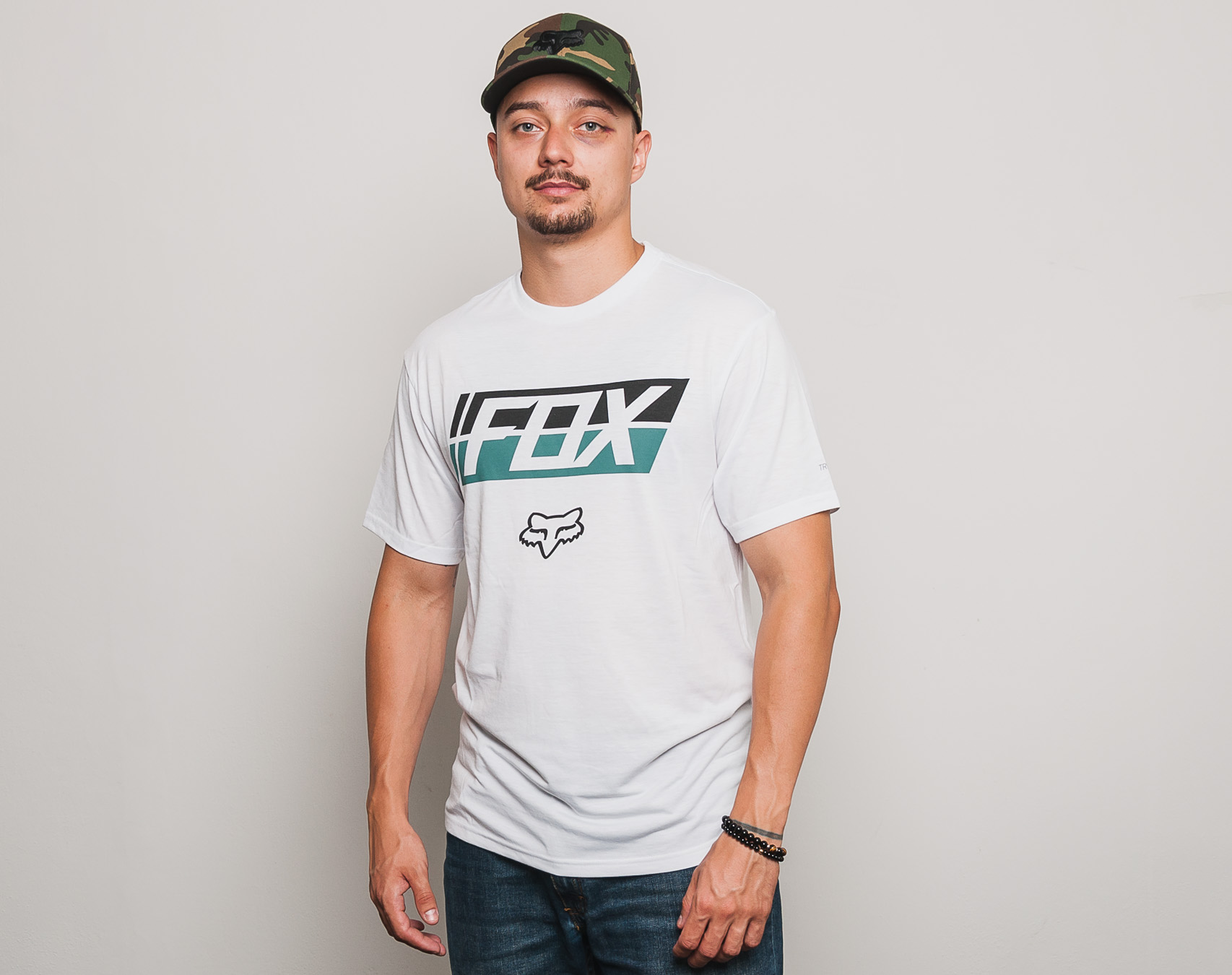 Triko FOX Requiem SS Tech Tee Optic White