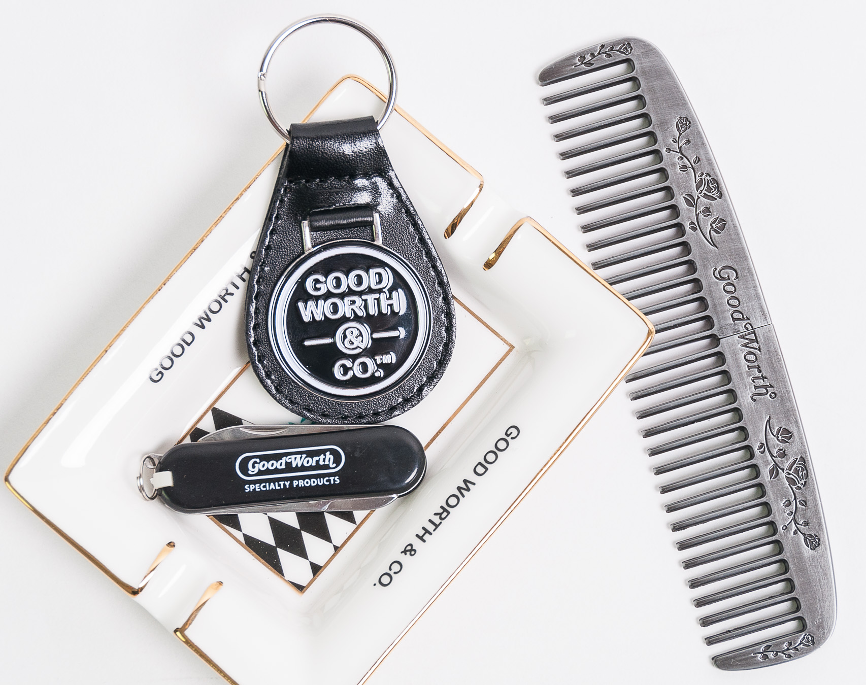 Klíčenka Good Worth Logo Keychain
