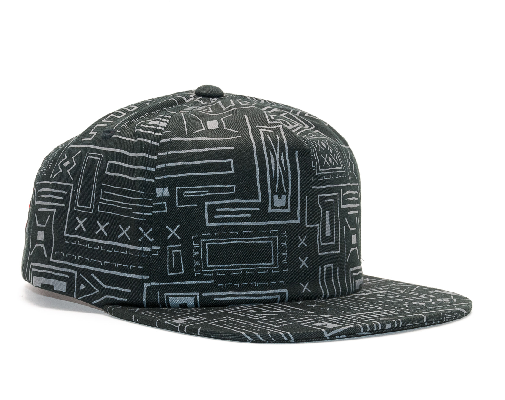 Kšiltovka The Hundreds Geometric Black Snapback
