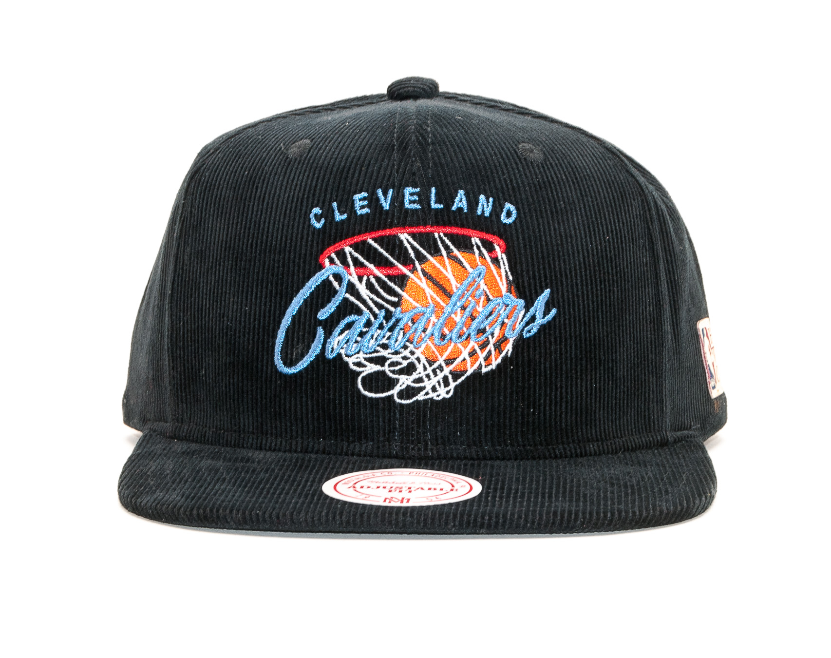 Kšiltovka Mitchell & Ness Cleveland Cavaliers Hardwood Classic All Net Black Snapback