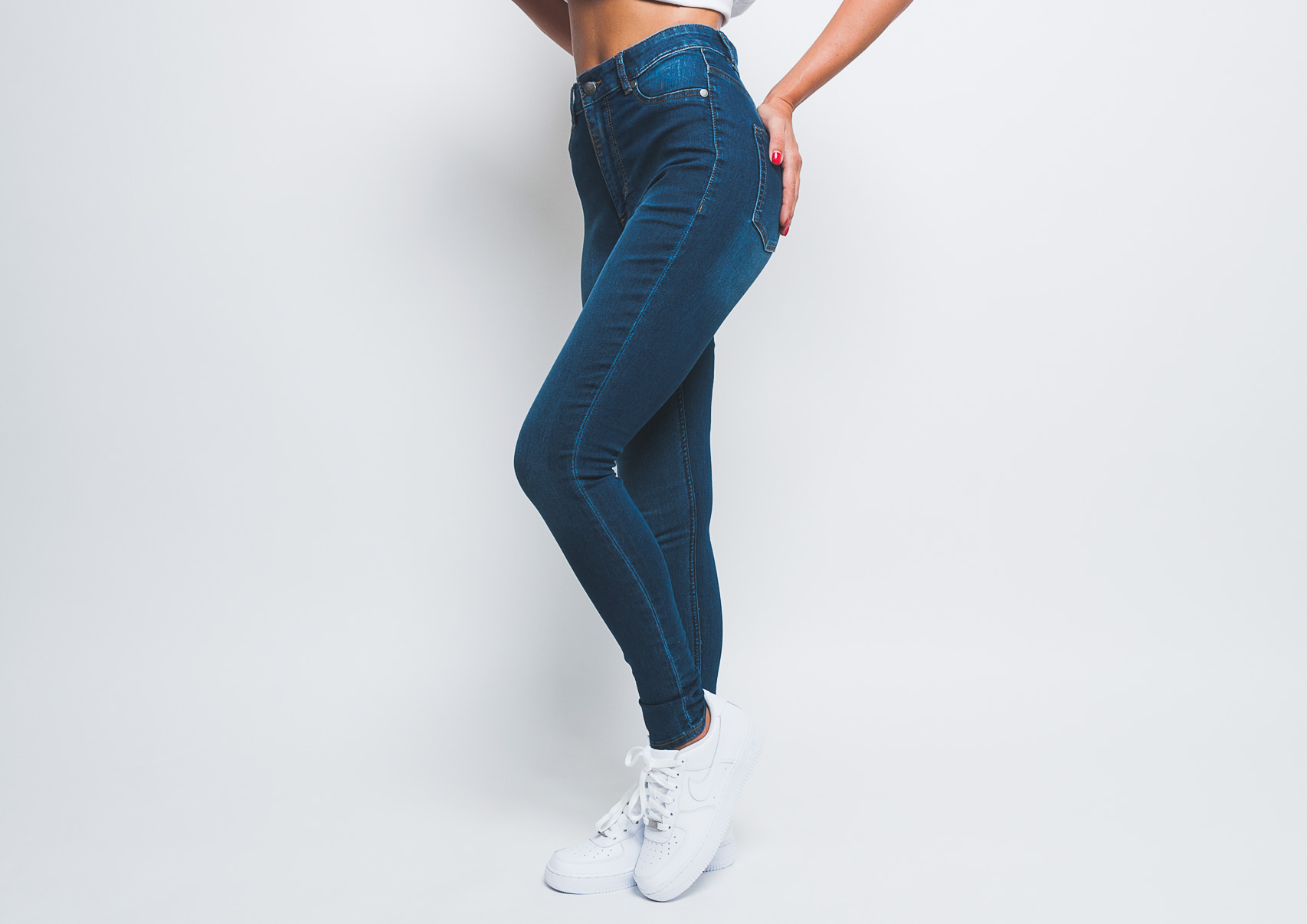 Dámské Kalhoty Cheap Monday High Spray Dim Blue