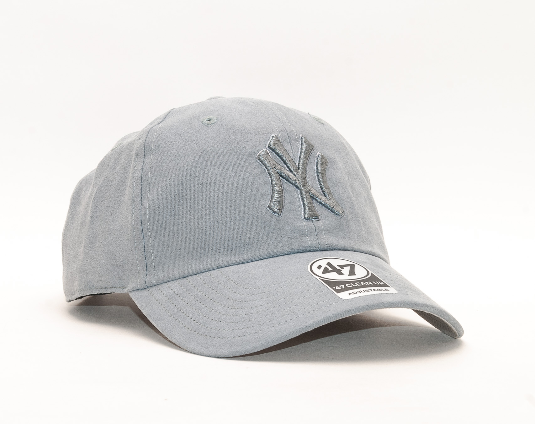 Kšiltovka 47 Brand New York Yankees Ultrabasic Clean Up Grey Strapback