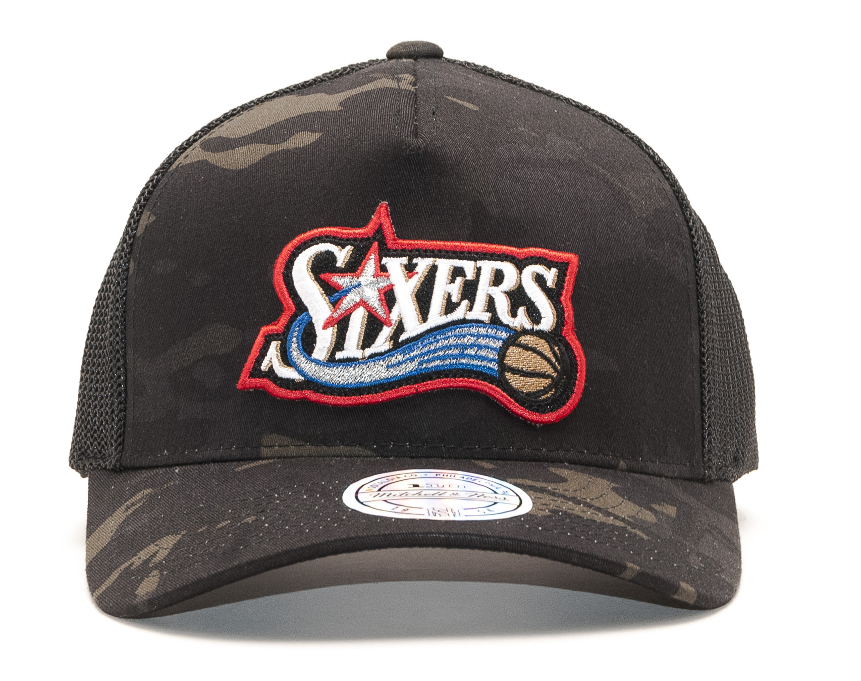 Kšiltovka Mitchell & Ness Philadelphia 76ers Multicam 293 Snapback