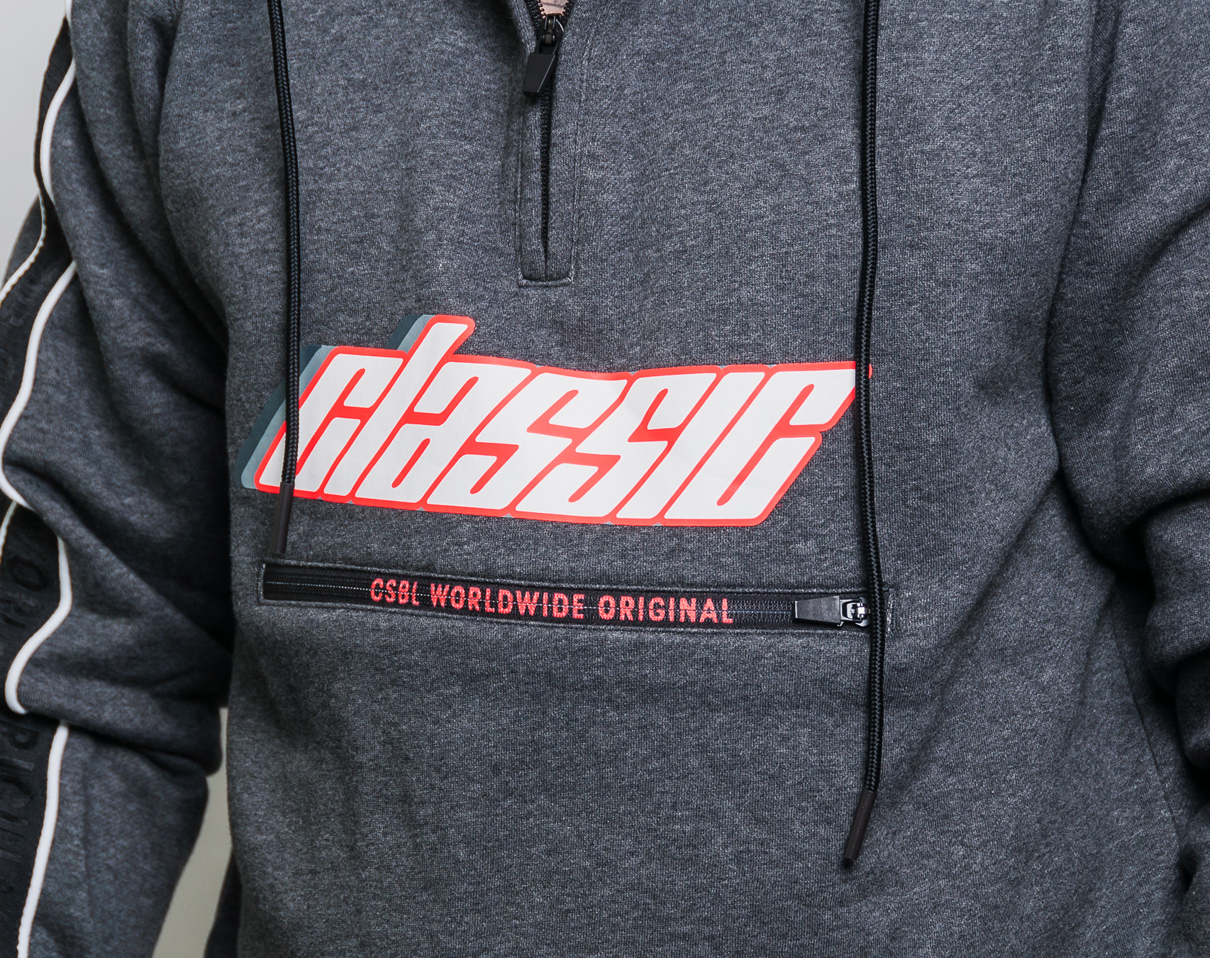 Mikina Cayler & Sons CSBL Shifter Hoody Charcoal/Lazerred