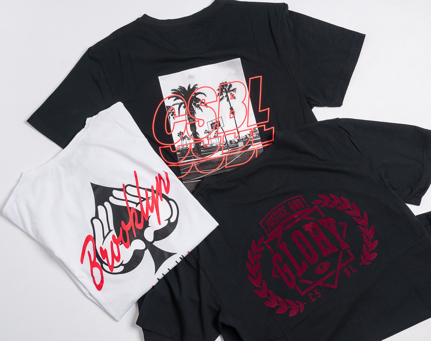 Triko Cayler & Sons CSBL Justice N Glory Tee Black/Bordeaux