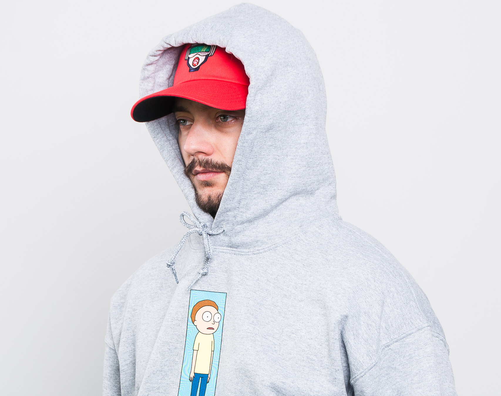 Mikina Primitive Morty Vortex Athletic Heather