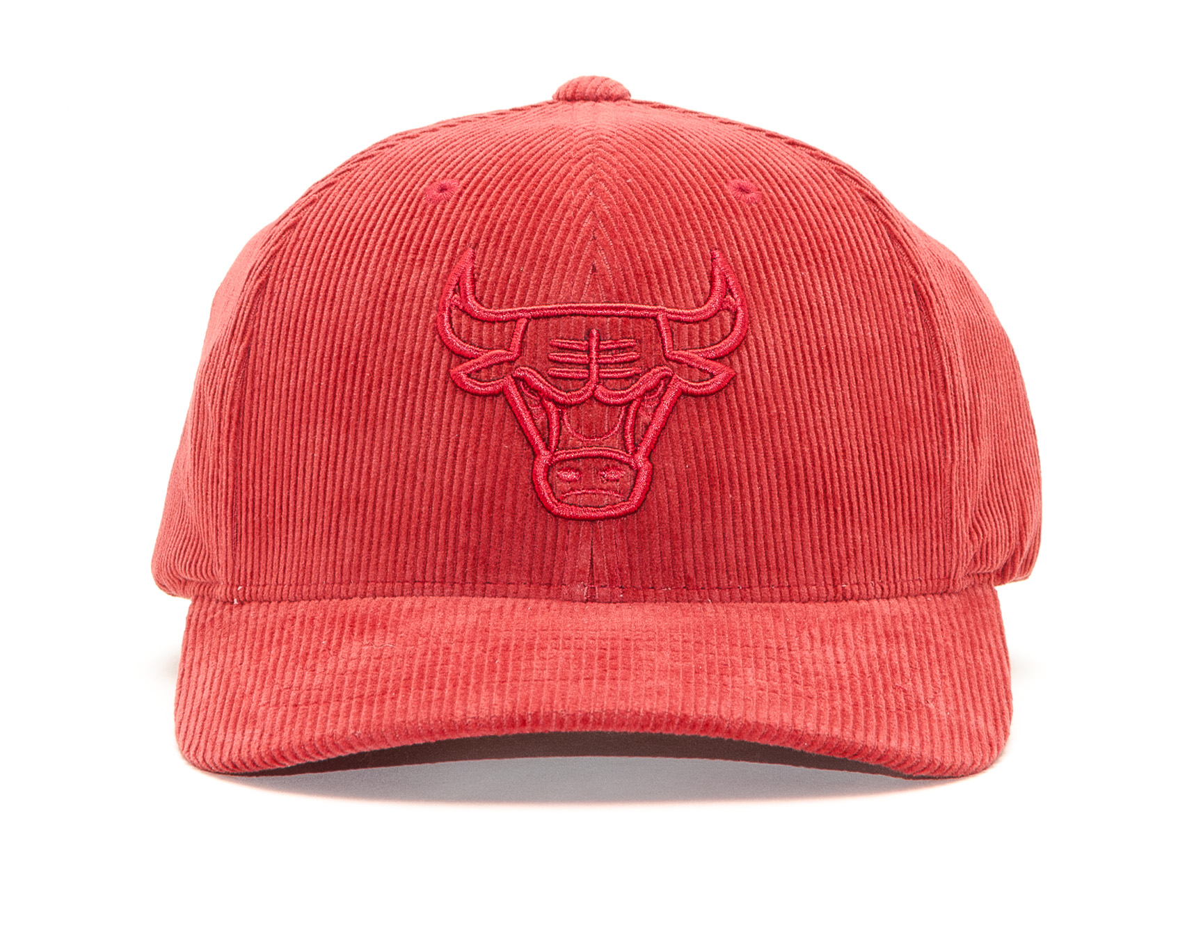 Kšiltovka Mitchell & Ness Chicago Bulls Cord Red Snapback