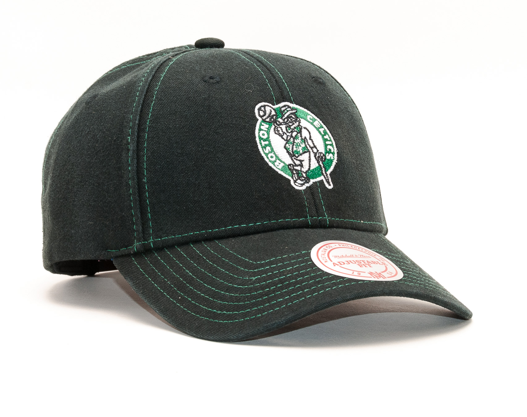 Kšiltovka Mitchell & Ness Boston Celtics Contrast Cotton Black/Green Snapback