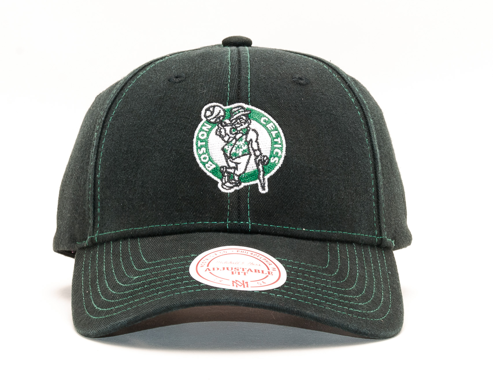 Kšiltovka Mitchell & Ness Boston Celtics Contrast Cotton Black/Green Snapback