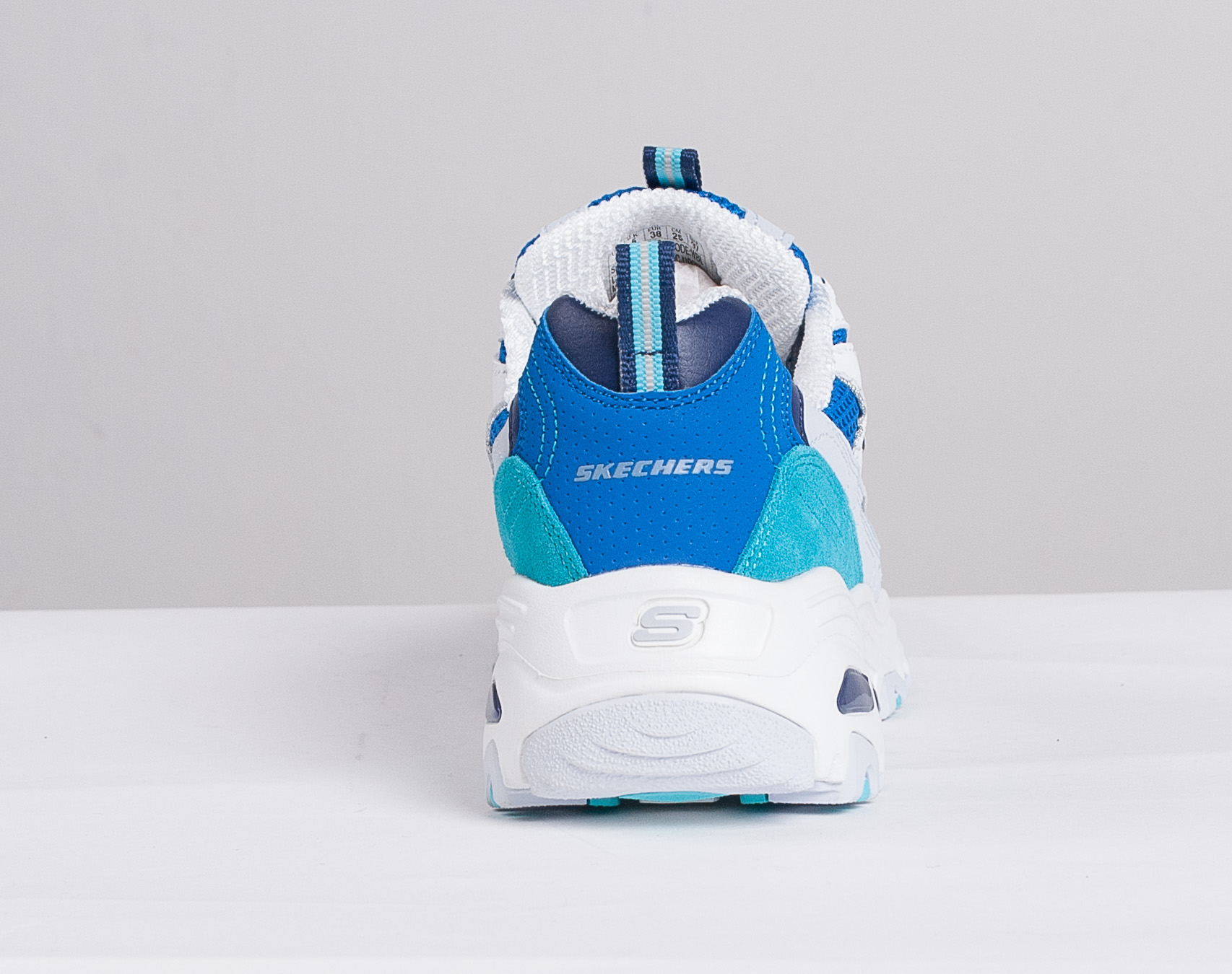 Dámské Boty Skechers D´Lites Second Chance WBL 13146 White/Blue