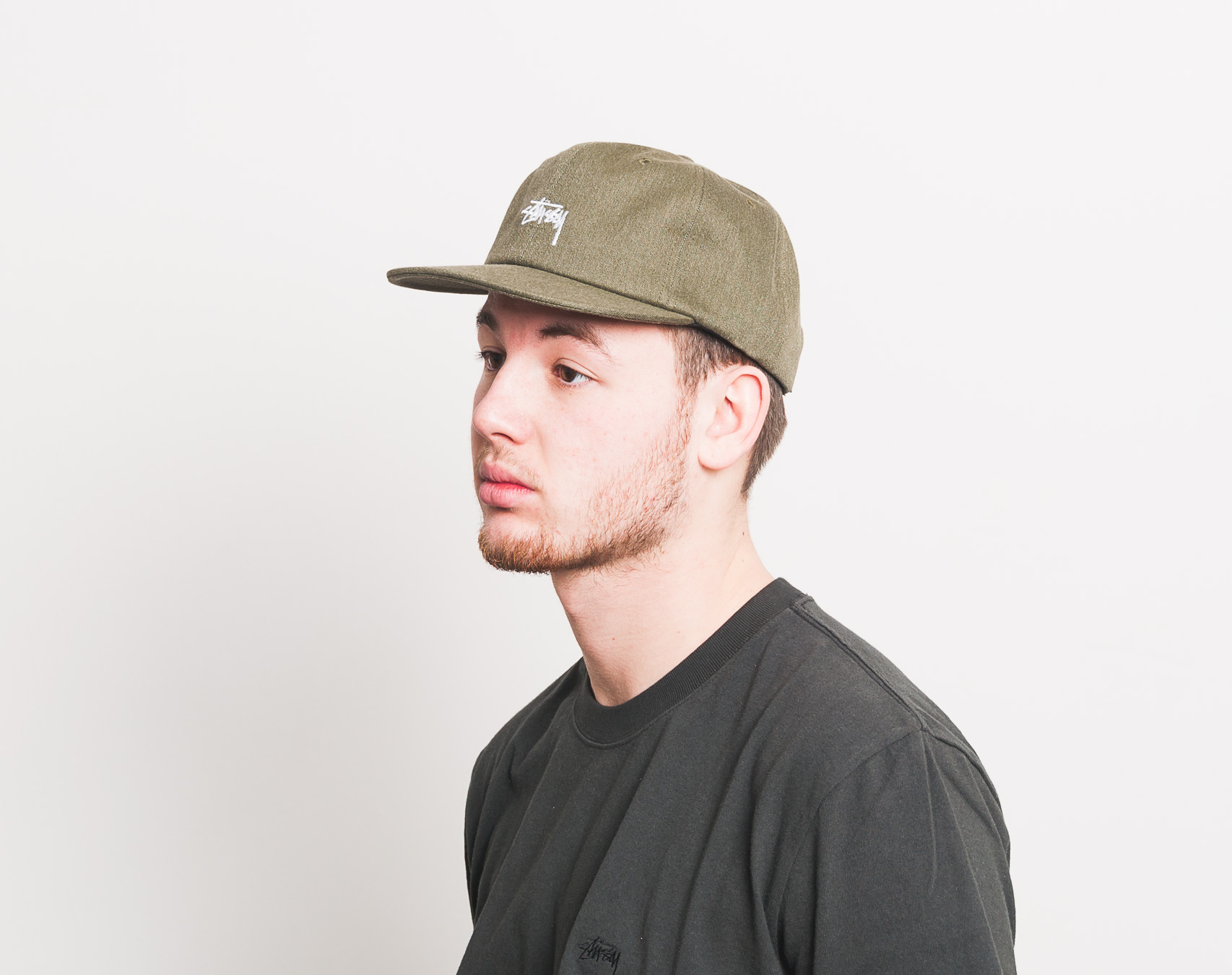 Kšiltovka Stussy Denim Cap Green Strapback