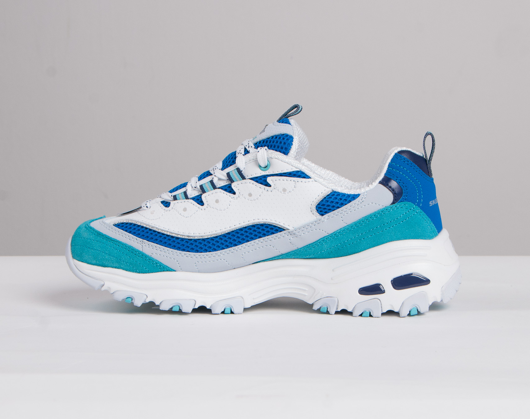 Dámské Boty Skechers D´Lites Second Chance WBL 13146 White/Blue