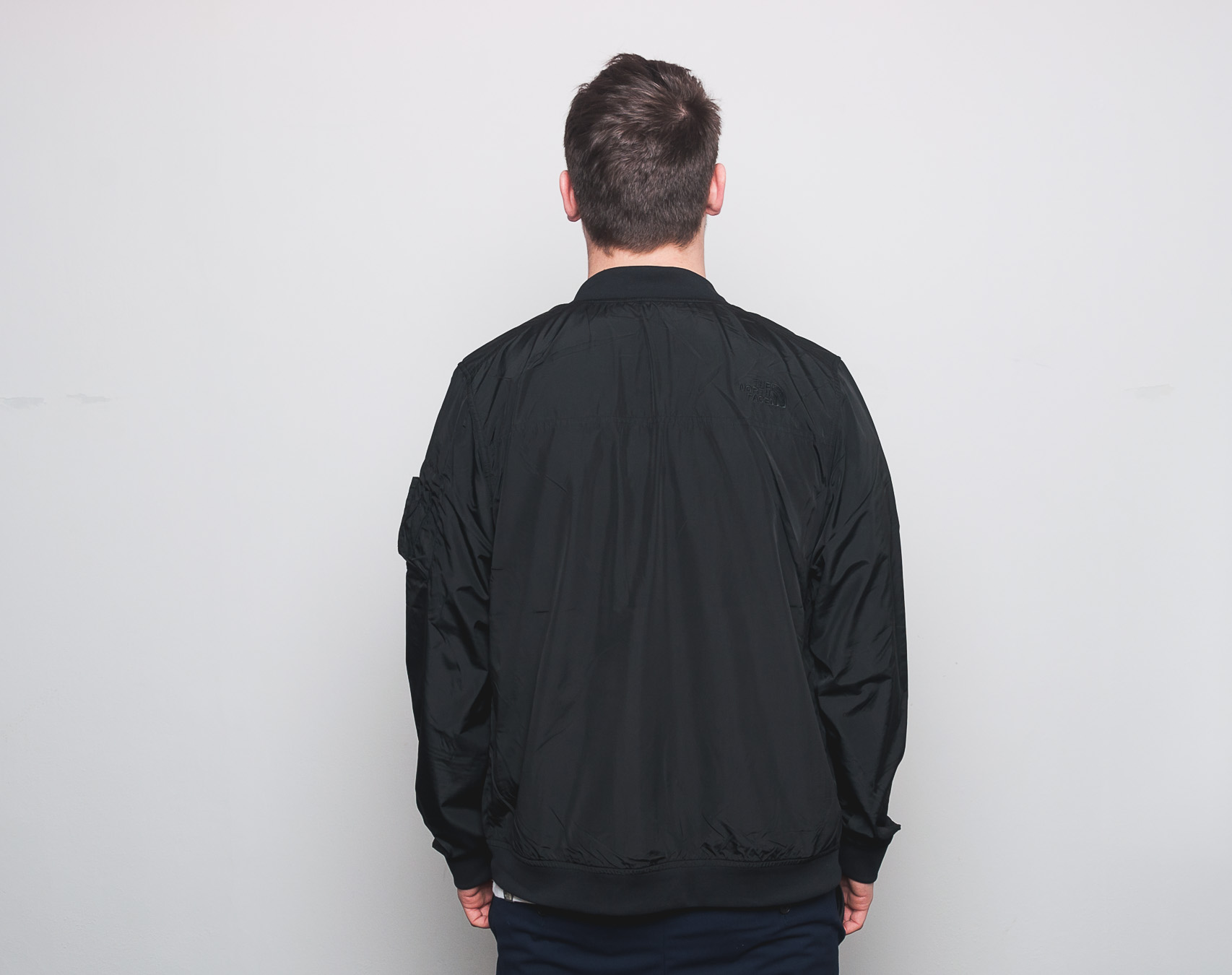 Bunda pánská The North Face Meaford Bomber Black T93BQGJK3